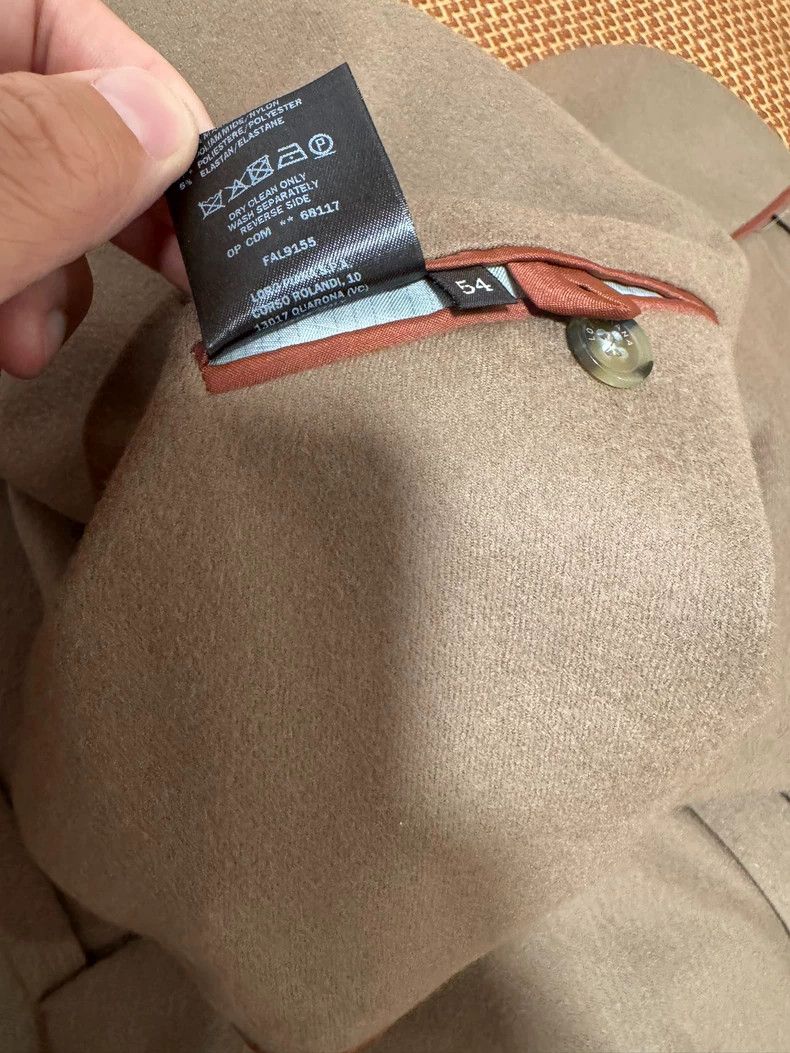 Loro Piana LORO PIANA Pure cashmere single suit Size 54L - 6 Thumbnail