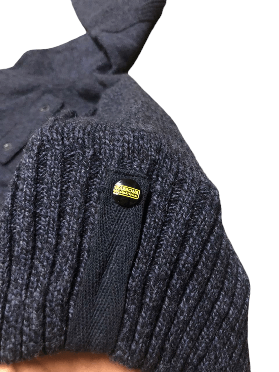 Barbour RARE🔥Barbour Motorcycle Knit Wool Zipper Jacket Size US M / EU 48-50 / 2 - 12 Thumbnail