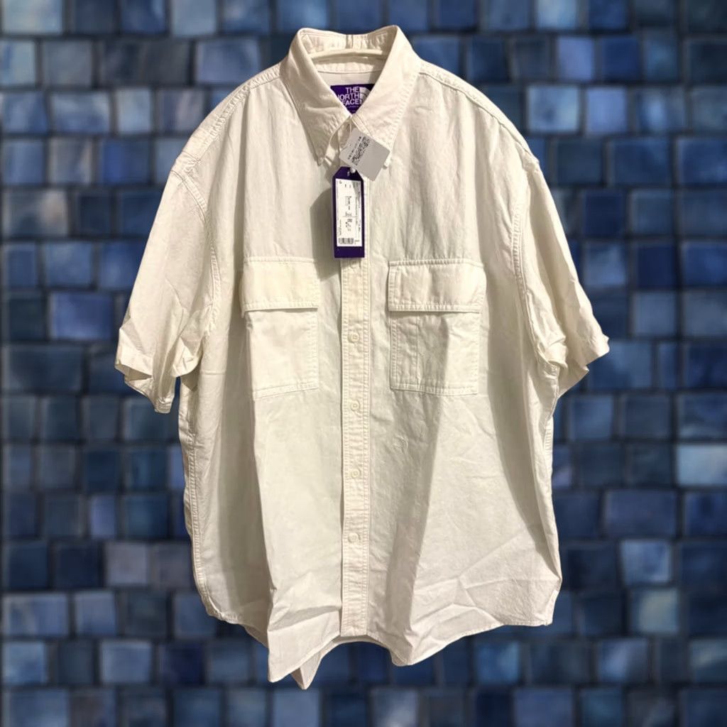 The North Face Purple Label THE NORTH FACE PURPLE LABEL Button-Down Field S/S Shirt M White Men Shirt Size US M / EU 48-50 / 2 - 1 Thumbnail
