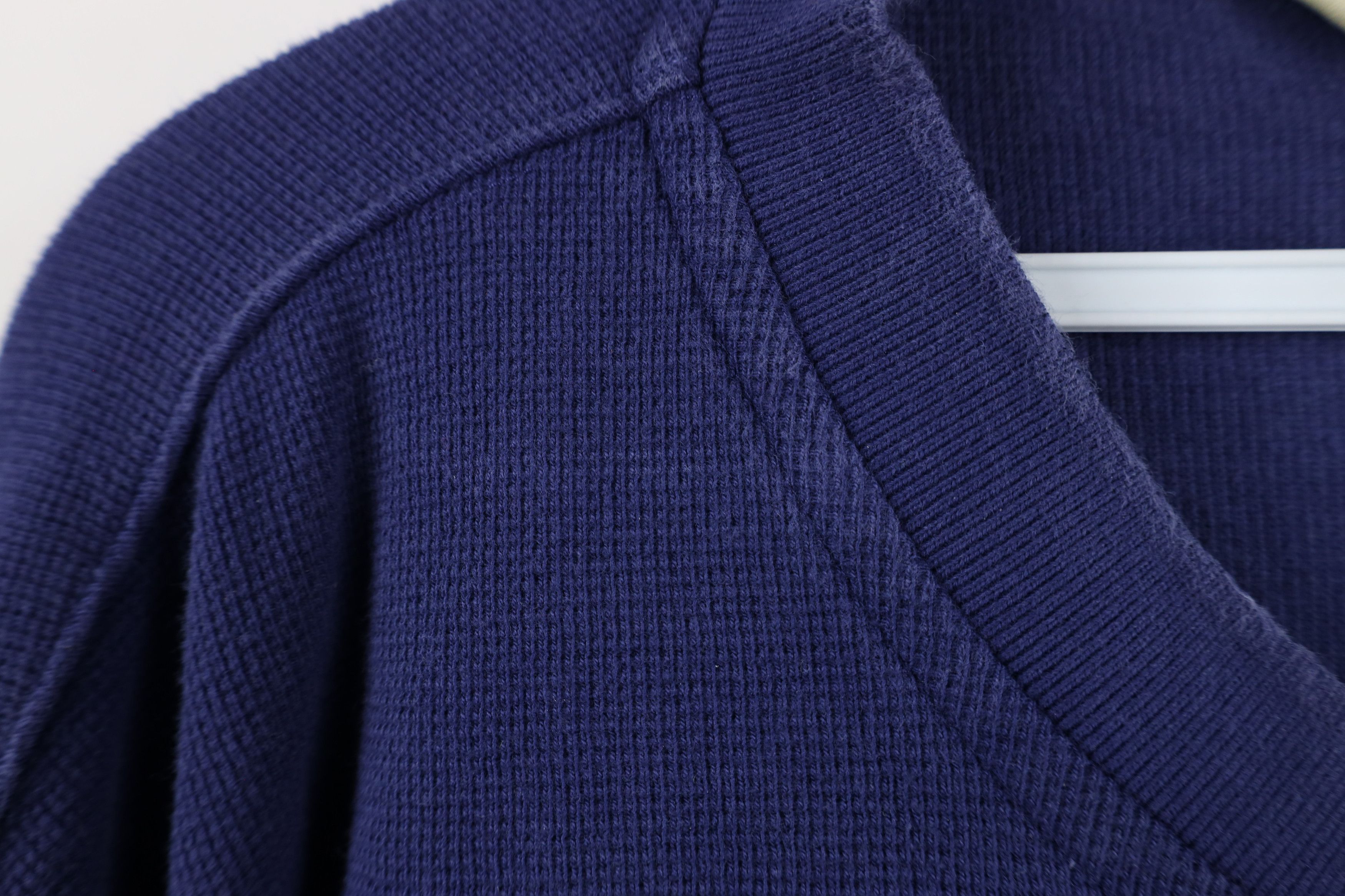 Eddie Bauer × Vintage Vintage 90s Eddie Bauer Thermal Waffle Knit Henley T-Shirt Size US XXL / EU 58 / 5 - 6 Thumbnail