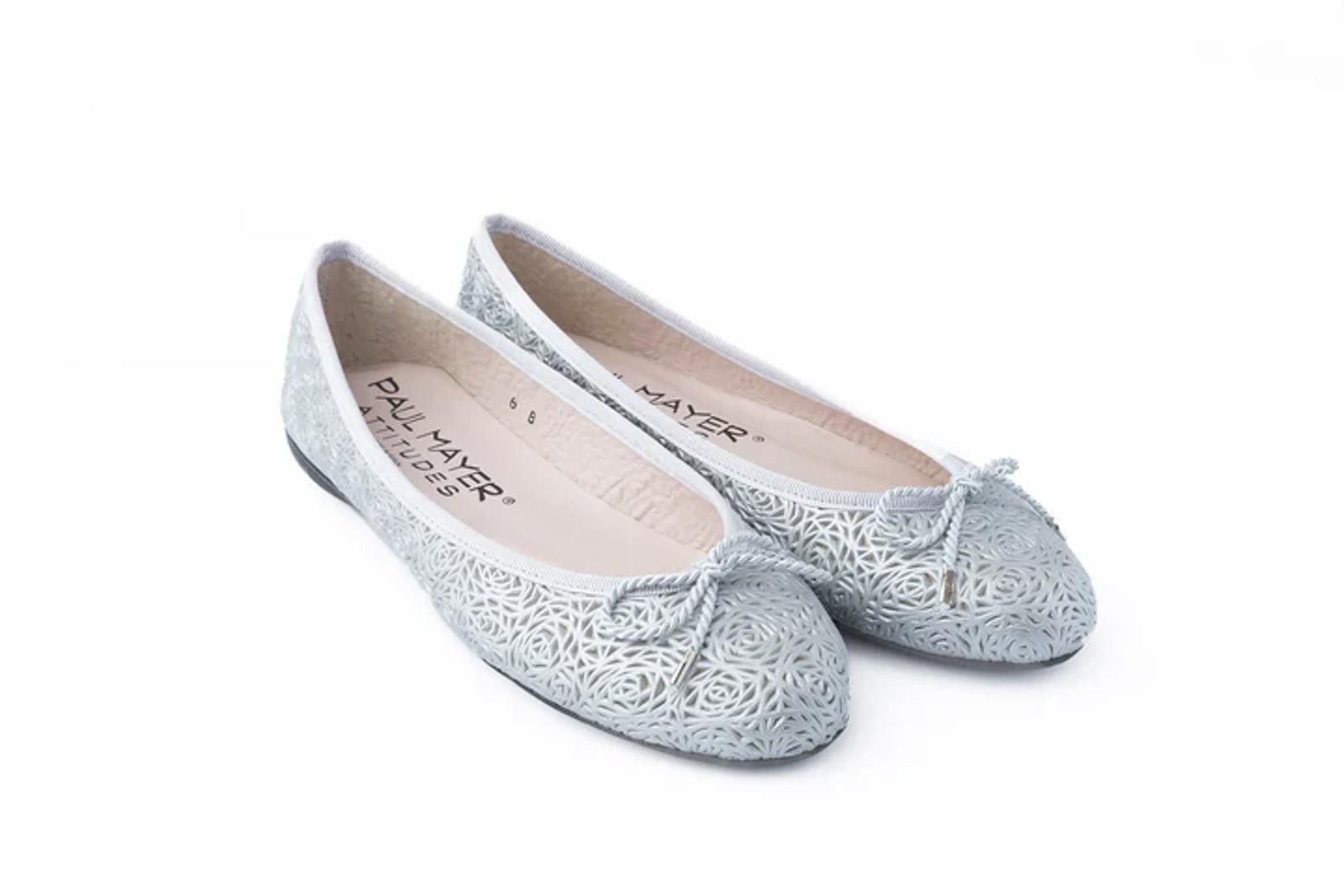 Designer Paul Mayer Attitudes Bingo Nappa Silver Size 6B - NWT (New) Size US 6 / IT 36 - 3 Thumbnail