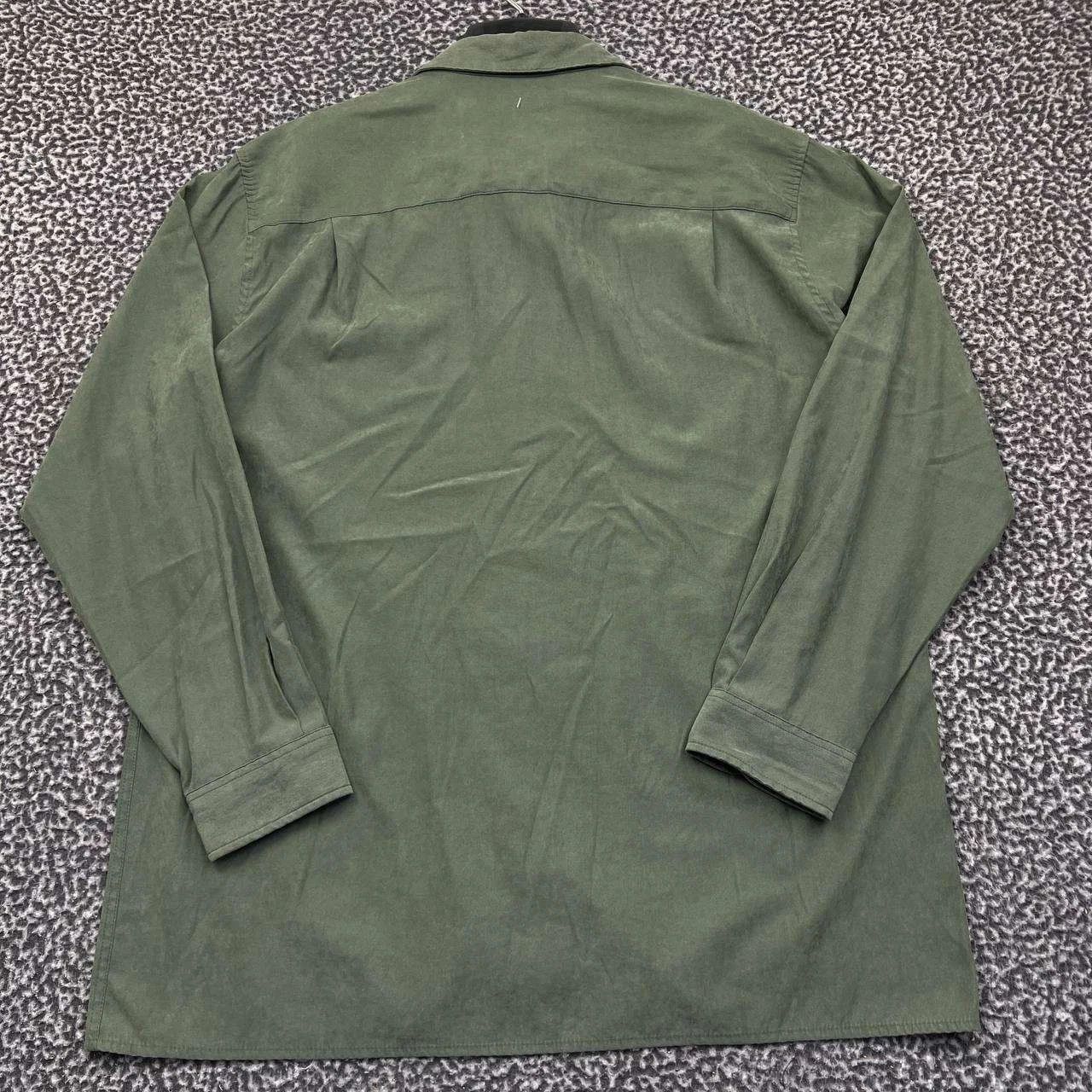 Brandini Brandini Button Up Shirt Men Green Long Sleeve Collared L Size US L / EU 52-54 / 3 - 2 Thumbnail