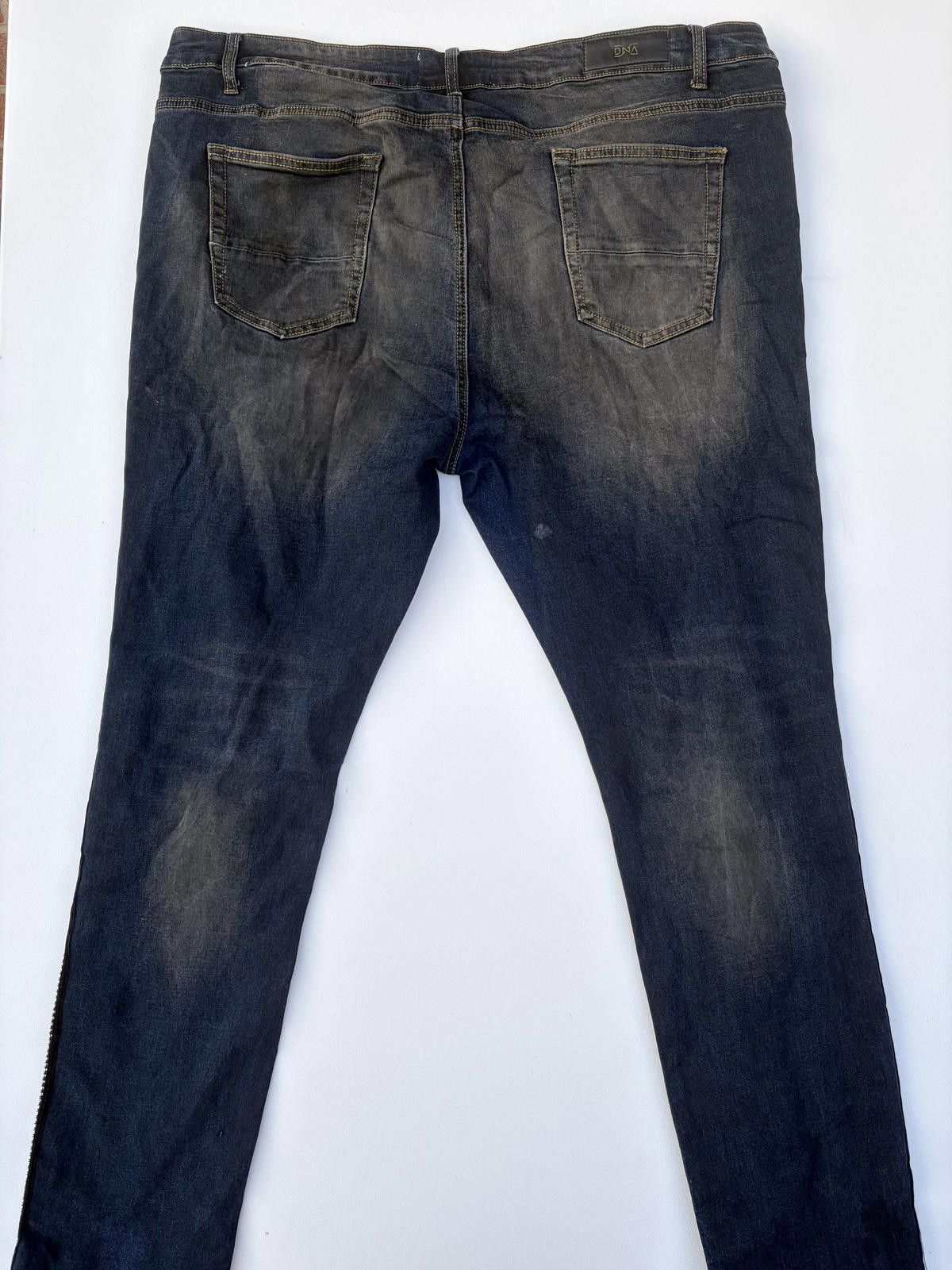 Other DNA Premium Wear Distressed Blk Strip Jeans (Size 44x32) Size US 44 / EU 60 - 2 Thumbnail
