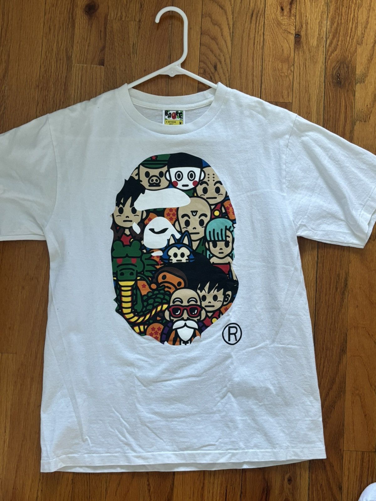 Bape Bape x Dragon Ball Z Shenron Baby Milo Ape Head Tee 2017 Size US M / EU 48-50 / 2 - 1 Thumbnail