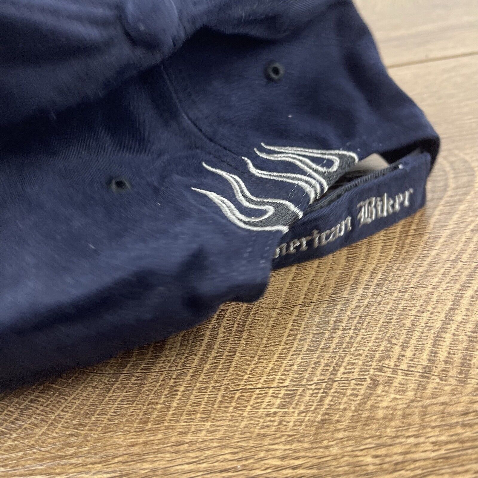 Other American Biker Hat Motorcycle Biker Blue Cap Adjustable Blue Size ONE SIZE - 8 Thumbnail
