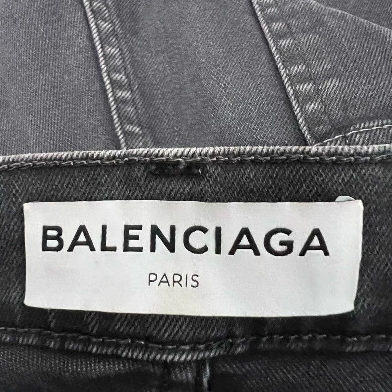 Balenciaga Balenciaga Black and Grey Jeans Size US 38 / EU 54 - 4 Thumbnail