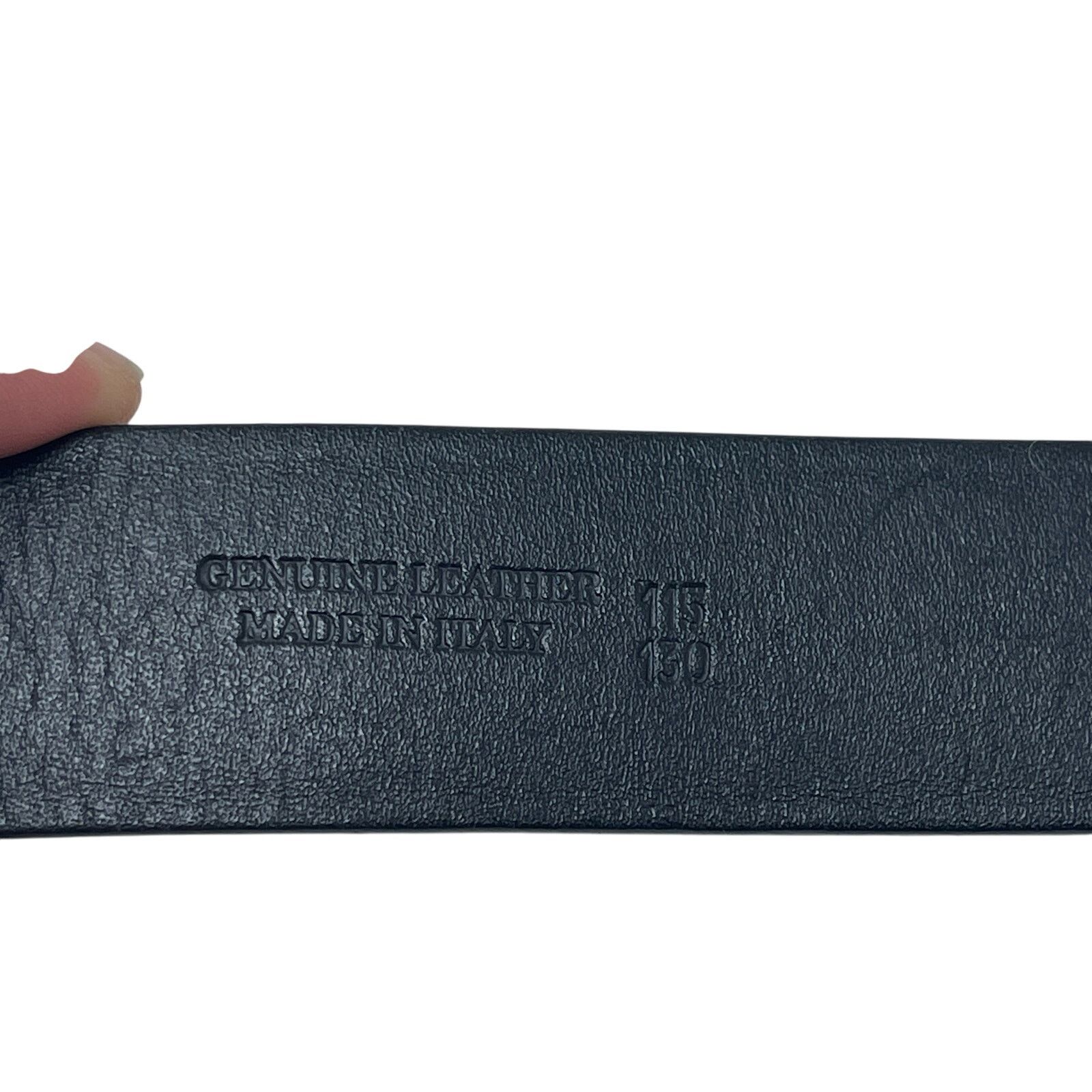 Ermenegildo Zegna Ermenegildo Zegna grey silver suede leather belt 115-130cm Size 44 - 5 Thumbnail