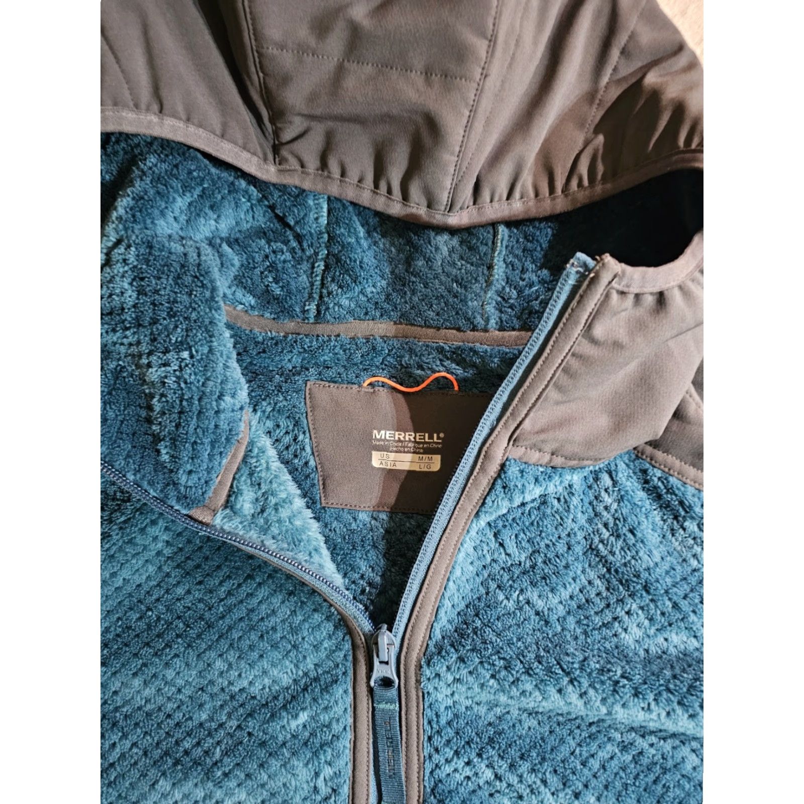 Merrell Merrell Softshell Jacket Full Zip Outdoor Lightweight Hooded Women's L Size L / US 10 / IT 46 - 3 Thumbnail