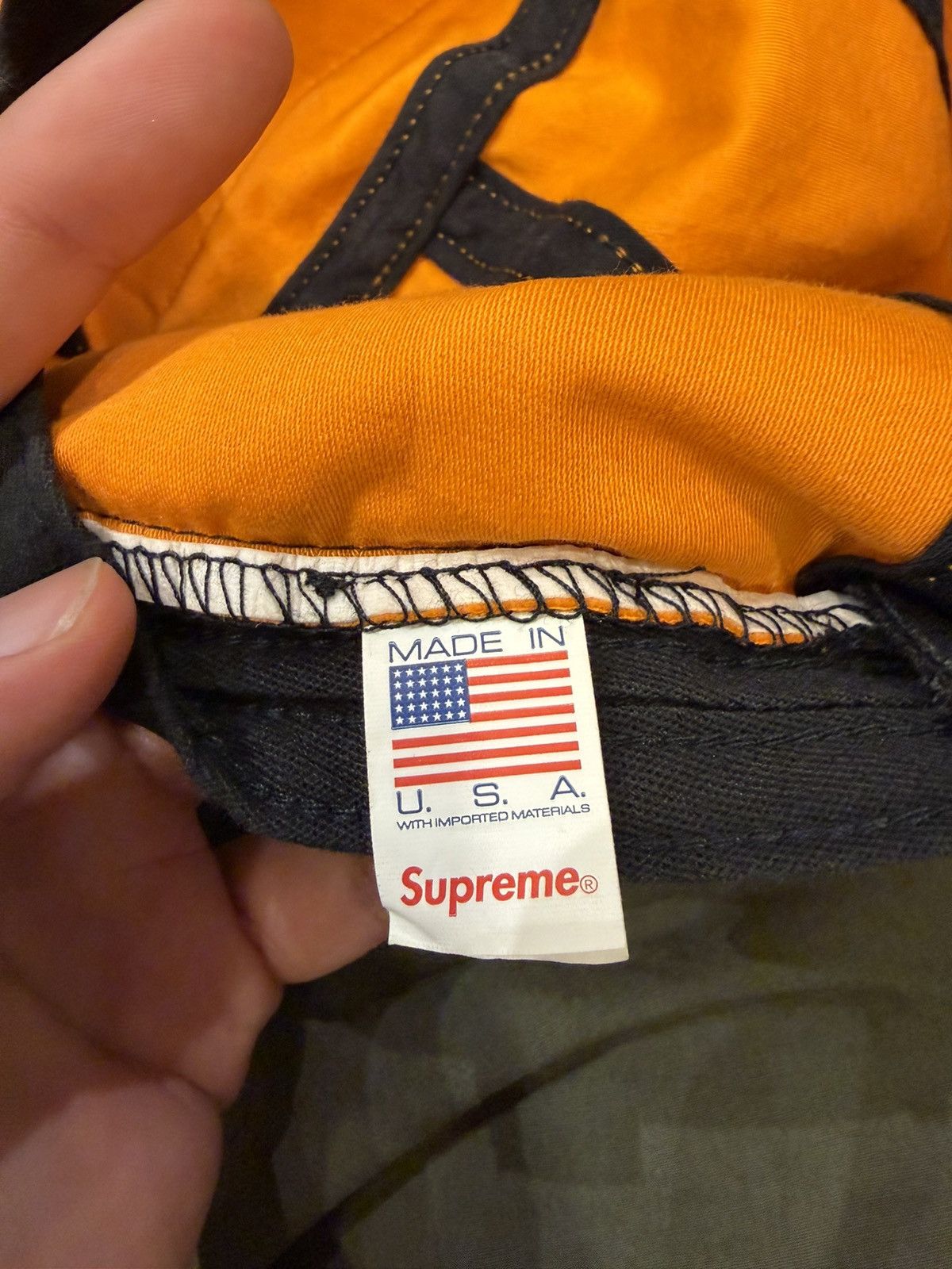 Supreme Supreme FW24 Military Camp Cap - Orange Size ONE SIZE - 3 Thumbnail
