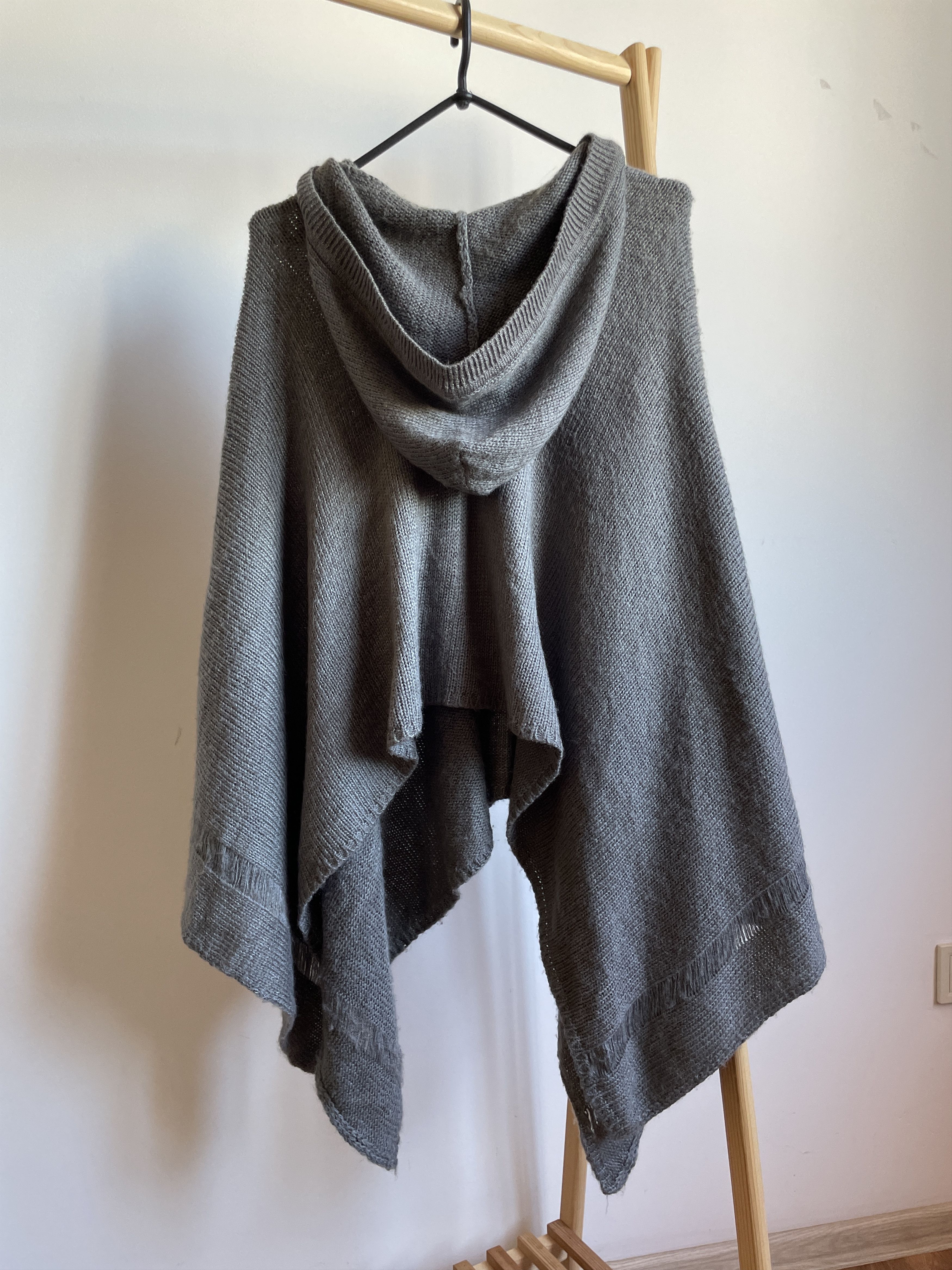 Other Monarc 1 Avant Garde Womens Handmade Mohair Draped Poncho Size ONE SIZE - 3 Thumbnail