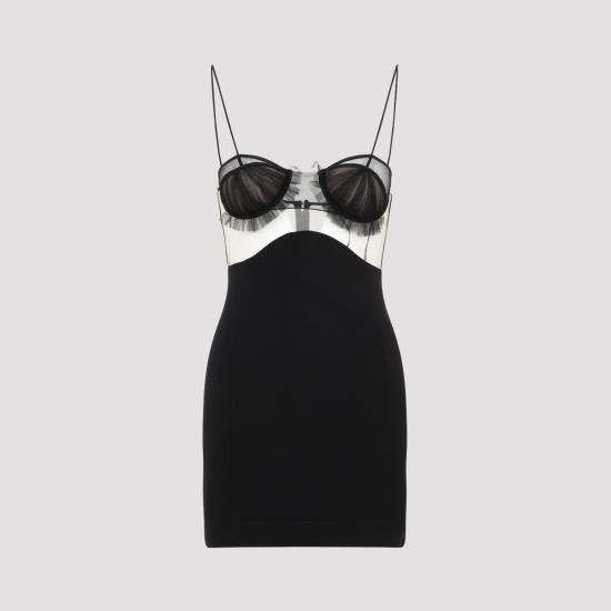 Nensi Dojaka NENSI DOJAKA Women Dresses NDAW23DR152 BLACK Size M / US 6-8 / IT 42-44 - 1 Thumbnail