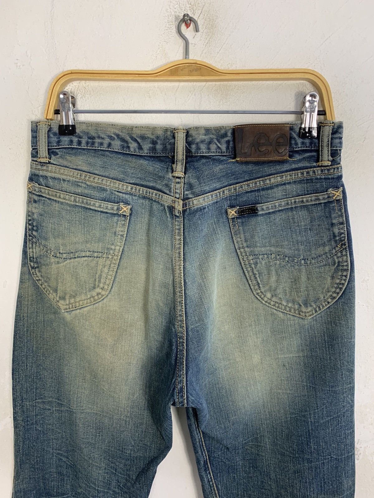 Lee Vintage Lee Indigo Selvedge Denim Jeans Straight Cut Size US 31 - 4 Thumbnail