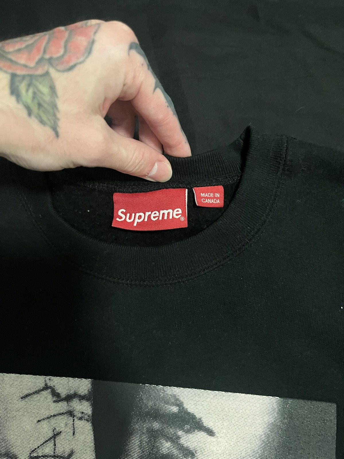 Supreme Supreme slayer cutter crewneck black Size US M / EU 48-50 / 2 - 4 Thumbnail