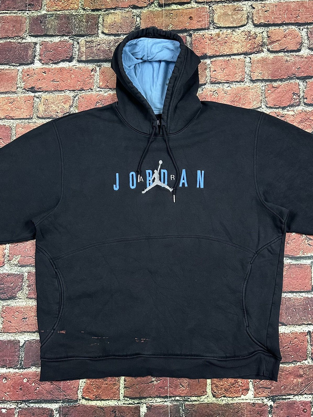 Jordan Brand Vintage Air Jordan Brand Hoodie Sweatshirt Jumpman Y2K Baggy Size US XXL / EU 58 / 5 - 2 Thumbnail