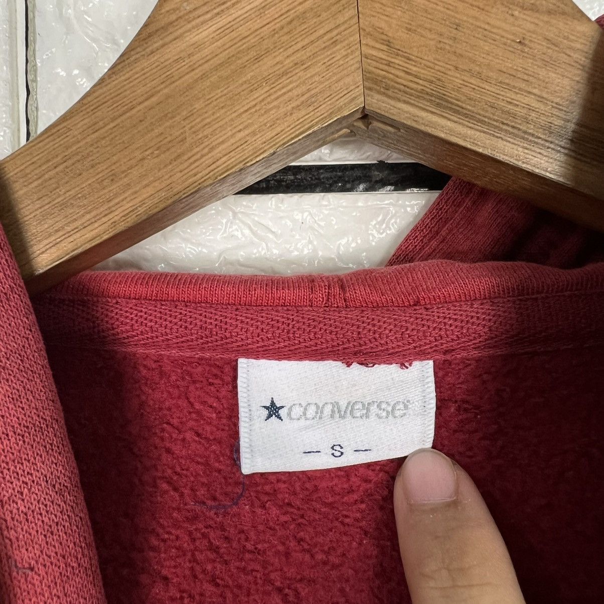 Converse CONVERSE Stitches Big Logo Pullover Hoodies #4233-C193 Size US S / EU 44-46 / 1 - 11 Thumbnail