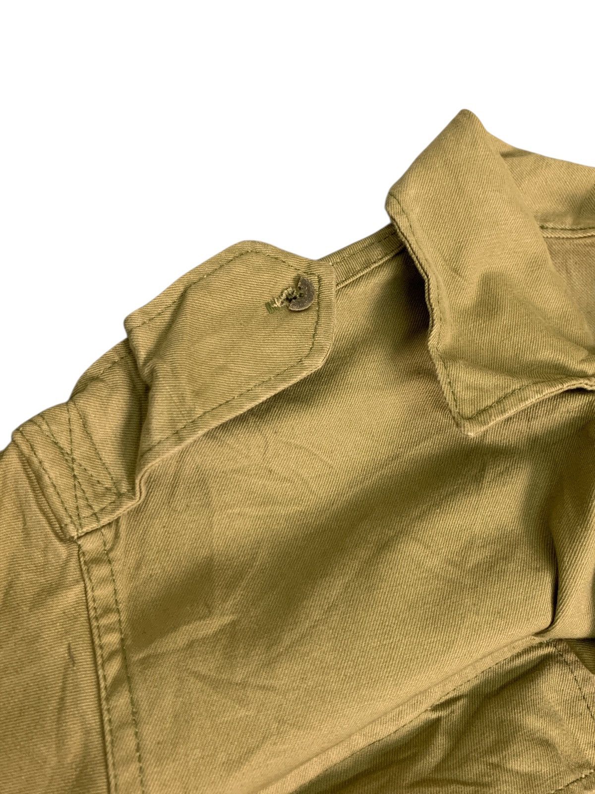Vintage Rare Design Vintage Military Safari Jacket Hidden Button Up Size US M / EU 48-50 / 2 - 6 Thumbnail