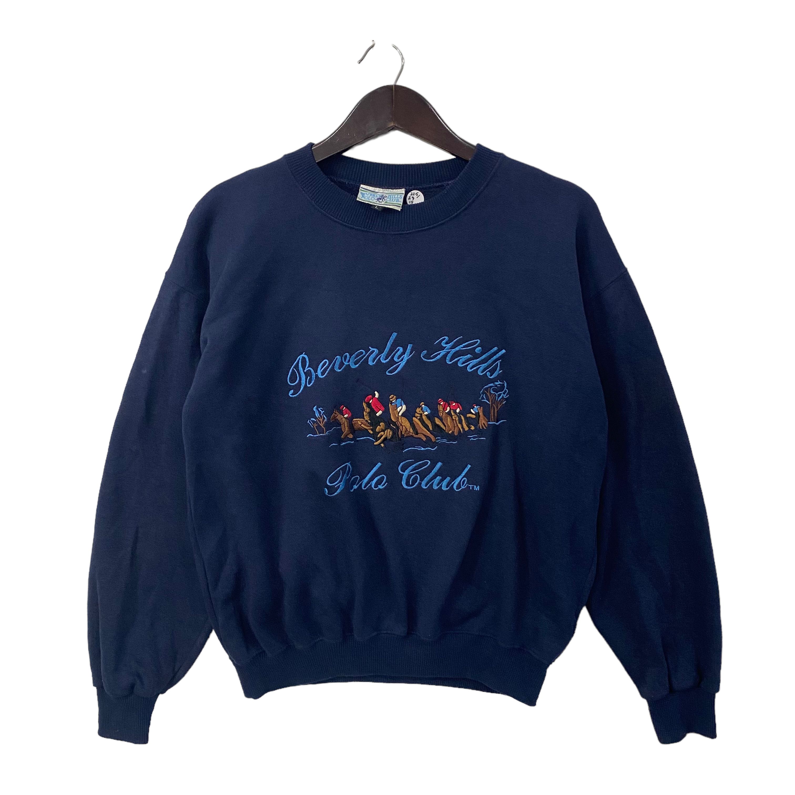 Vintage BEVERLY HILLS POLO CLUB embroidered sweatshirt