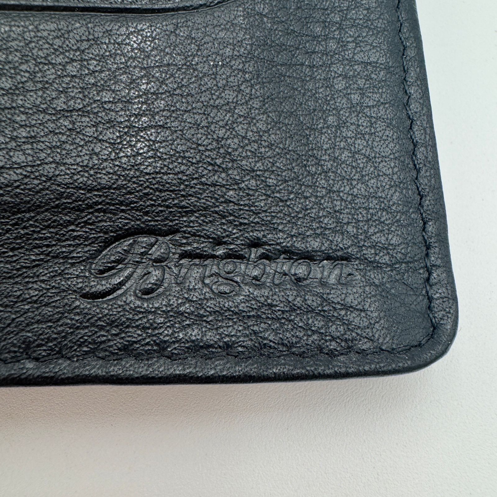 Brighton Brighton Crossbody Clutch Wallet Black Leather with Strap Size ONE SIZE - 4 Thumbnail