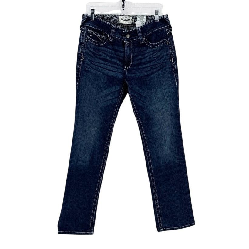 Ariat Ariat Real straight icon dark wash size 31 western casual Size 31" - 1 Thumbnail