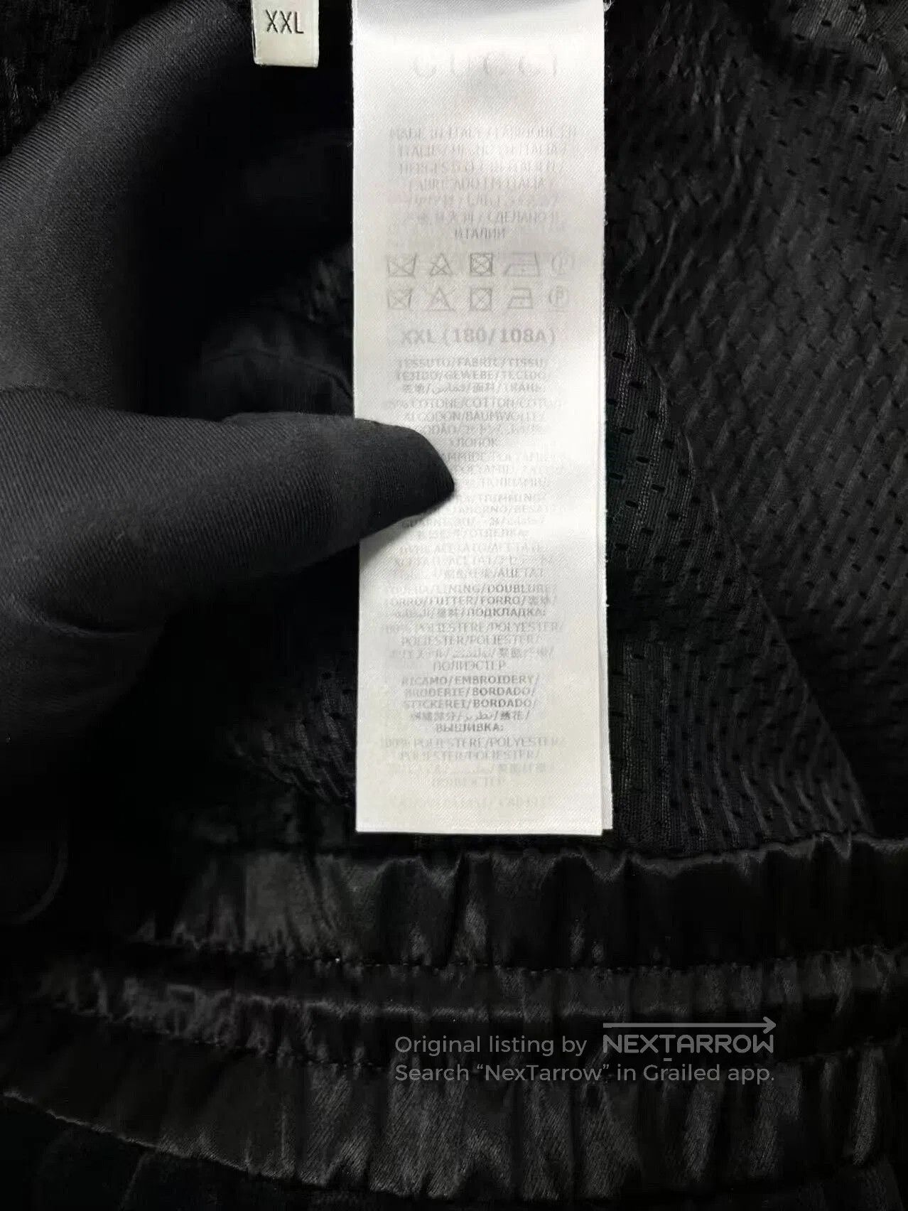 Gucci gucci black chenille zip jacket with stripes. Size US XXL / EU 58 / 5 - 5 Thumbnail