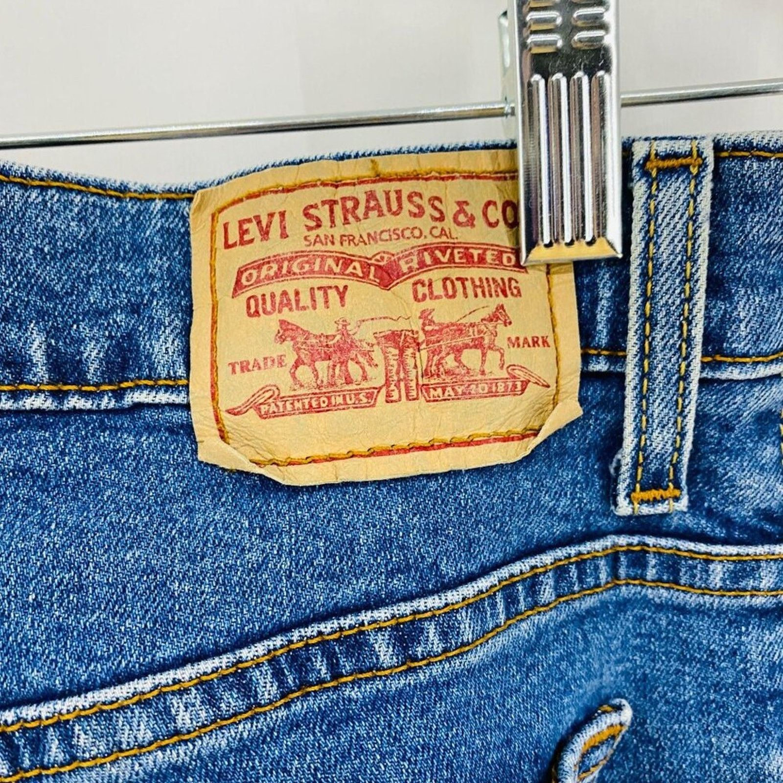 Levi's Levis 550 Womens Blue Medium Wash Denim Bootcut Jeans 6M Size 28" / US 6 / IT 42 - 7 Thumbnail