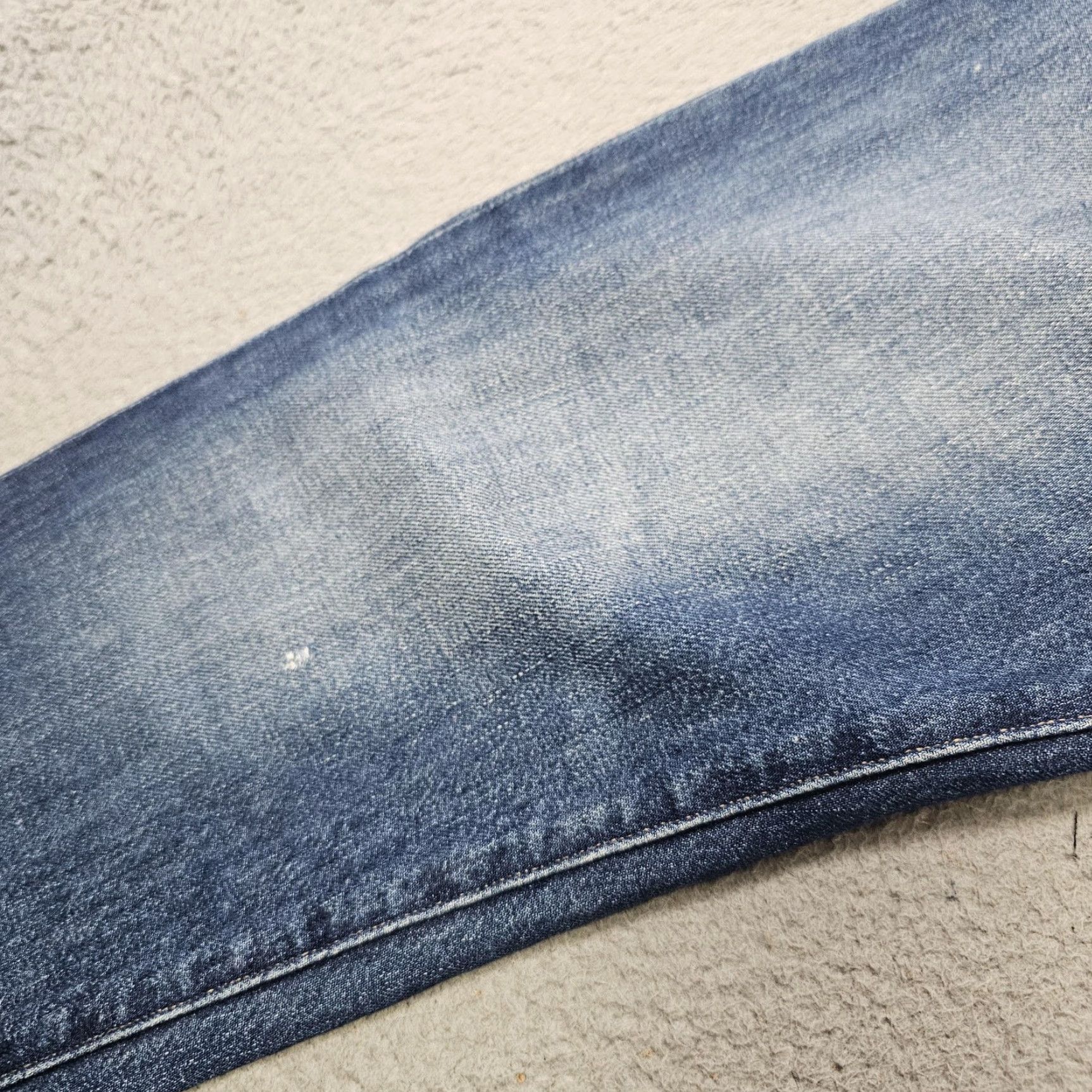 Levi's Levi's Made & Crafted Taper Jeans Mens 32x30 (Tag 32) Tapered Denim Distressed Blue 5-Pocket Jeans Mens Size US 32 / EU 48 - 6 Thumbnail
