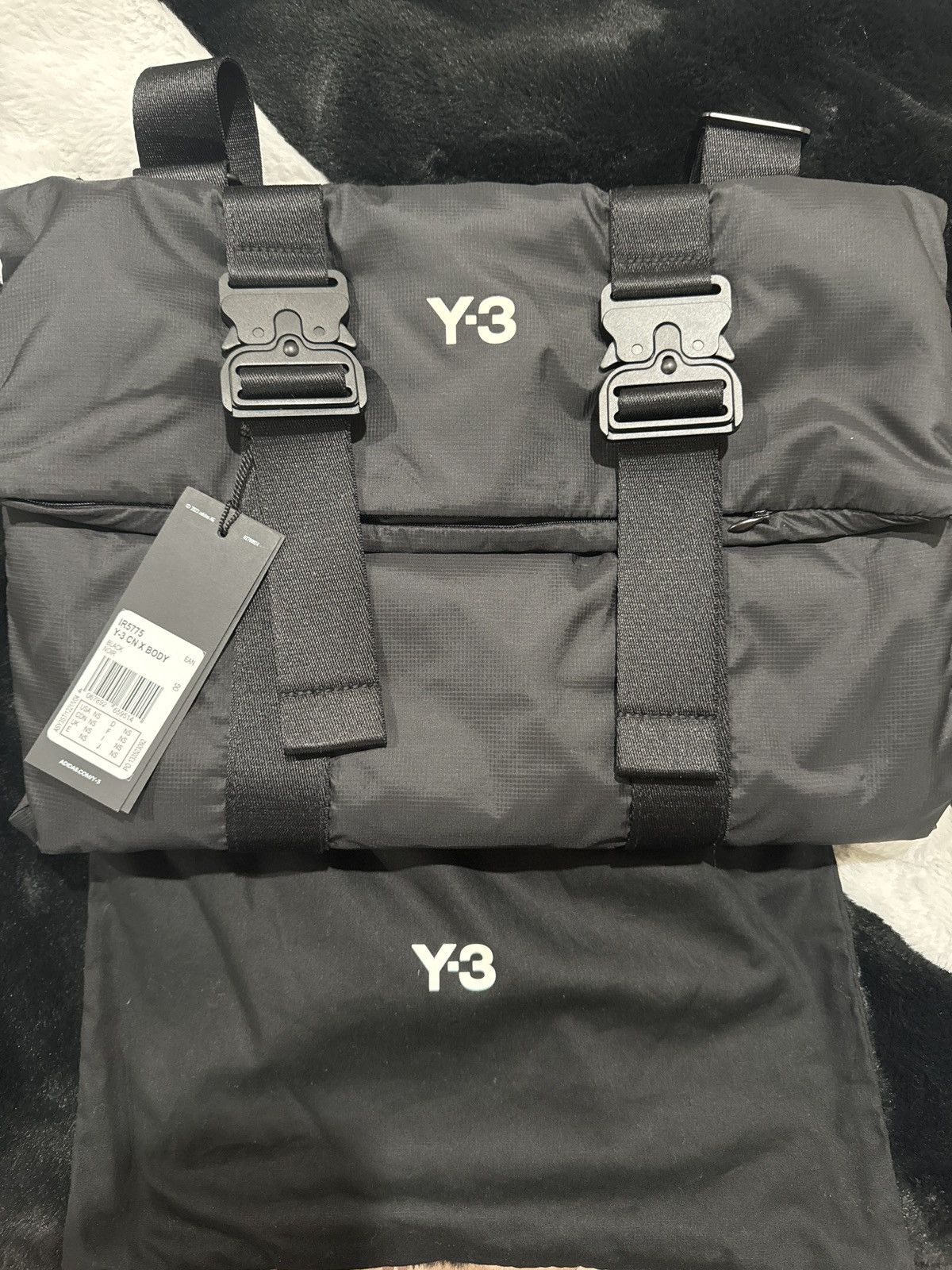 Adidas × Y-3 Y-3 Adidas Convertible Crossbody Bag Black Size ONE SIZE - 1 Thumbnail
