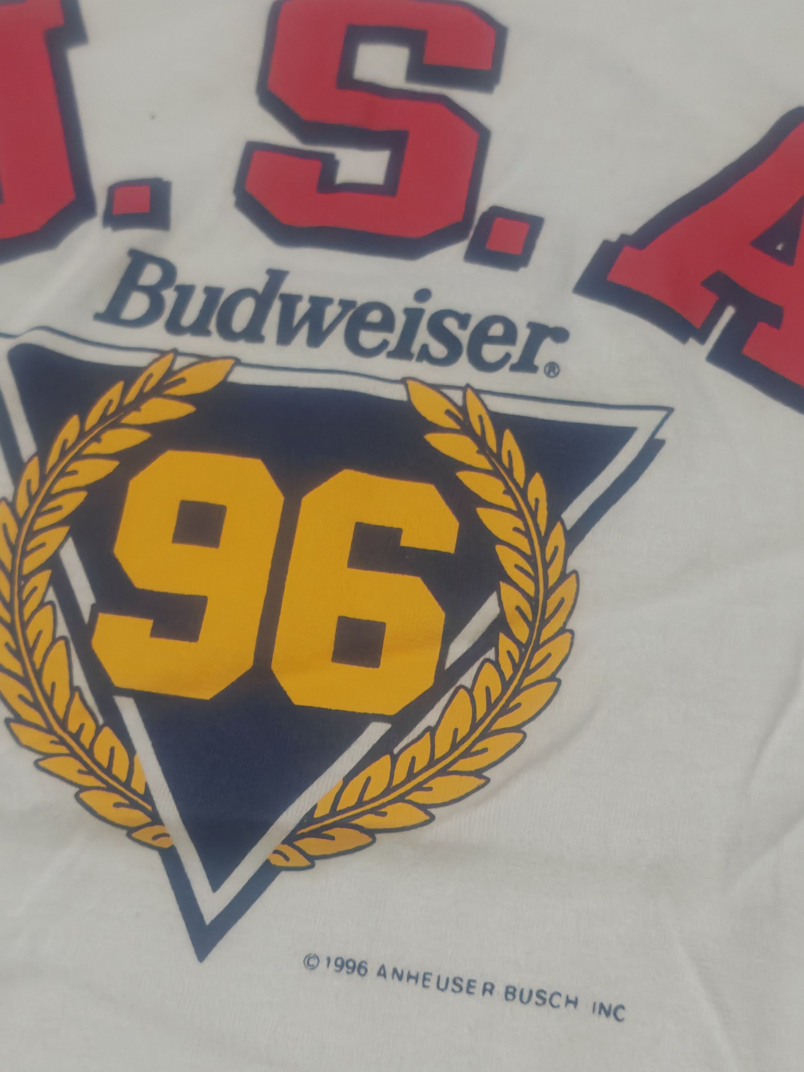 Vintage Vintage 90's Budweiser USA Tshirt Size US M / EU 48-50 / 2 - 4 Thumbnail
