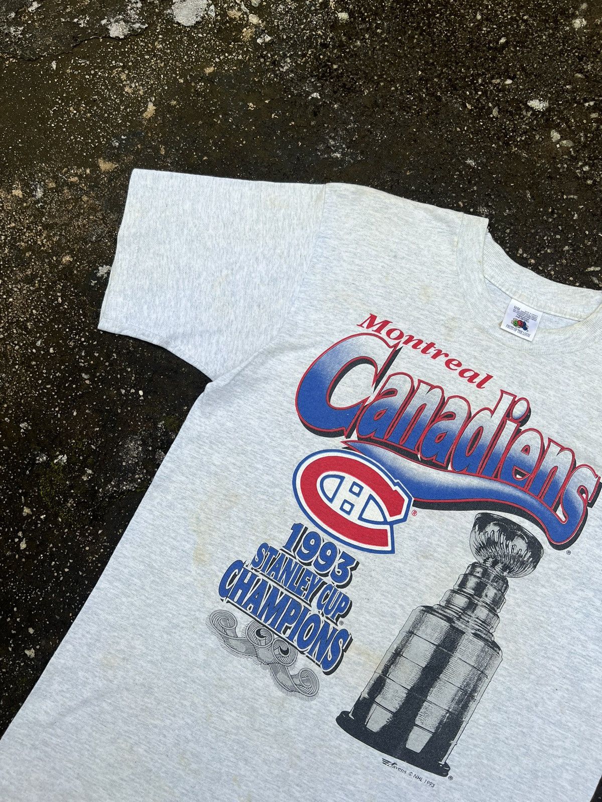 NHL × Vintage Vintage 90s Montreal Canadiens 1993 Stanley Cup Champions Size US M / EU 48-50 / 2 - 9 Thumbnail