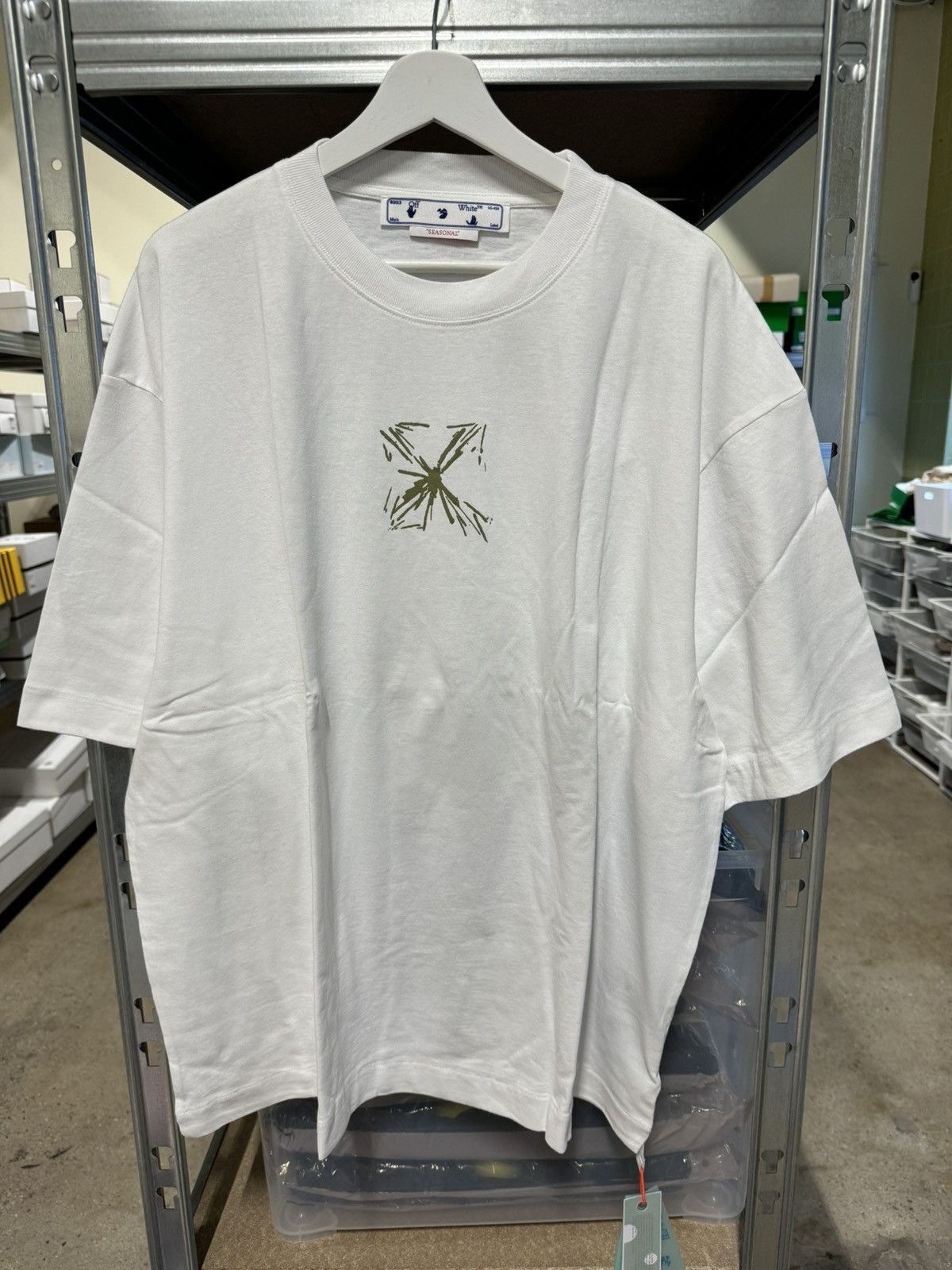 Off-White Off-white Splash Arrow T-Shirt NEW 500$ Size US XXL / EU 58 / 5 - 2 Thumbnail