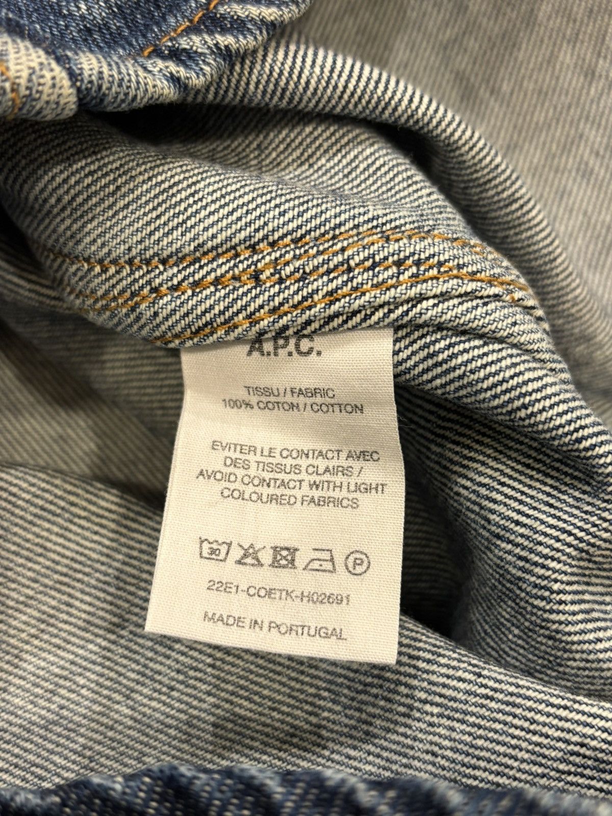 A.P.C. A.P.C. Vittorio Denim Shirt Size US L / EU 52-54 / 3 - 4 Thumbnail