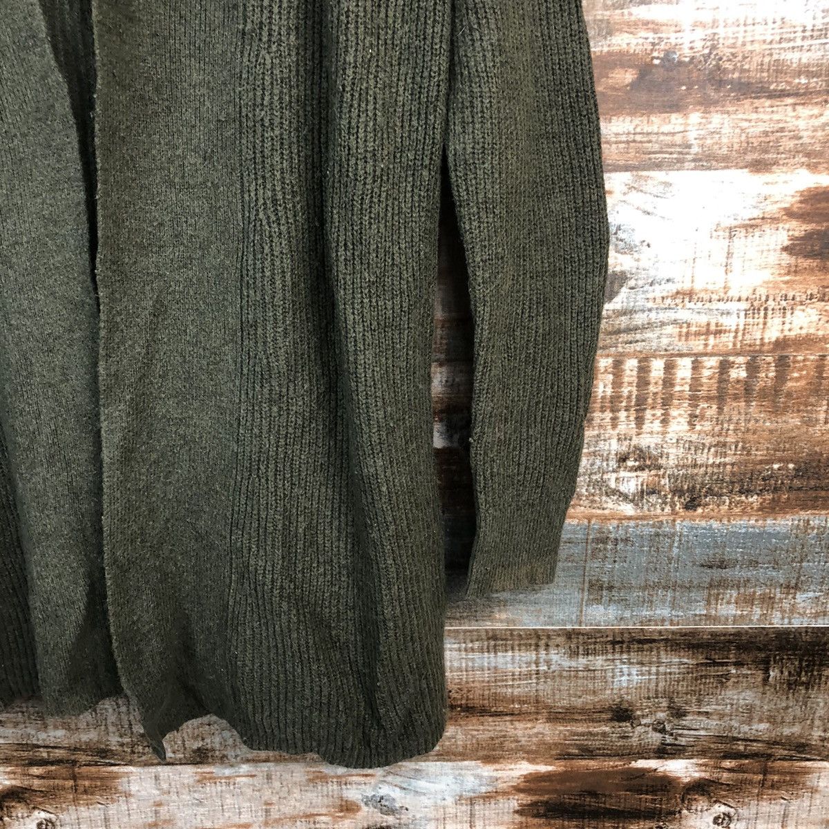 Japanese Brand Loft Green Cardigan Knitwear #A1773 Size M / US 6-8 / IT 42-44 - 8 Thumbnail