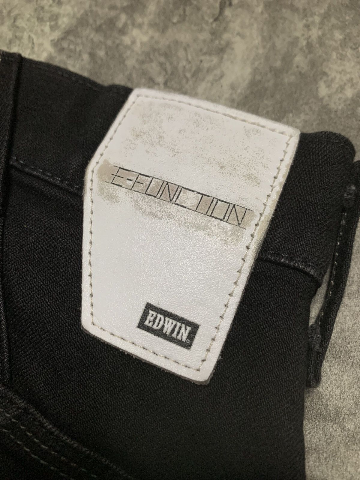 Edwin Edwin E Function Banana Cut Black Slim Jeans Vkei Style Size US 32 / EU 48 - 5 Thumbnail