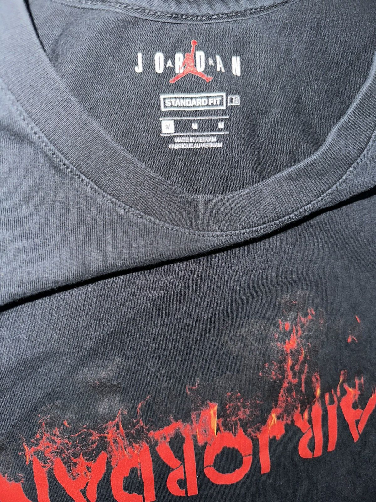 Jordan Brand Air jordan 1989 AJ4 flame script graphic standard fit tee Size US M / EU 48-50 / 2 - 5 Thumbnail