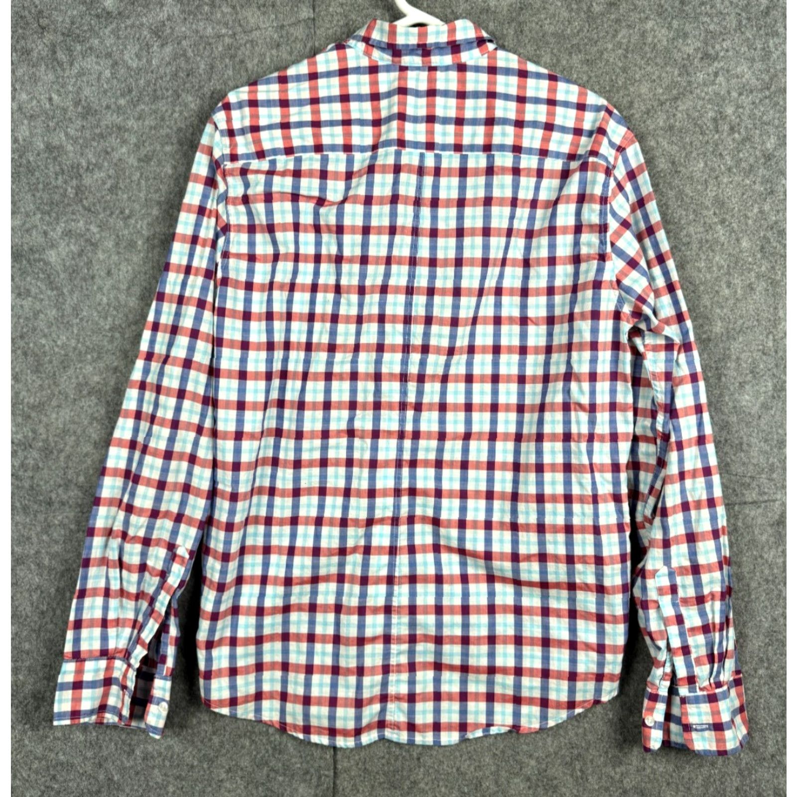 Frank & Eileen Frank & Eileen LUKE Shirt Men's Large Multi Plaid Lightweight Cotton Long Sleeve Button-Down Collared Shirt Size US L / EU 52-54 / 3 - 3 Thumbnail