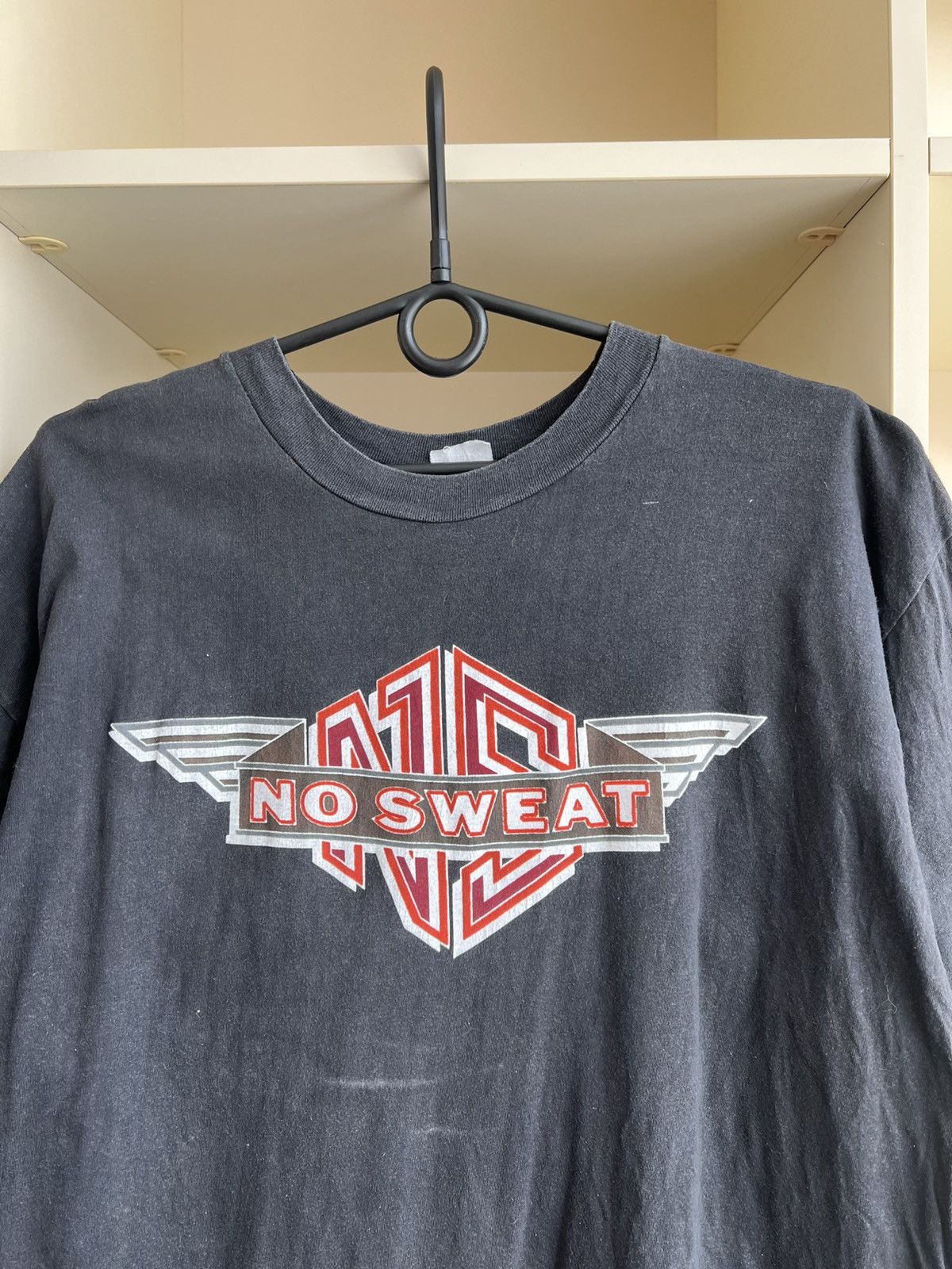 Band Tees Vintage 1991 No Sweat Band Tee Rock T-Shirt RARE Size US XL / EU 56 / 4 - 6 Thumbnail