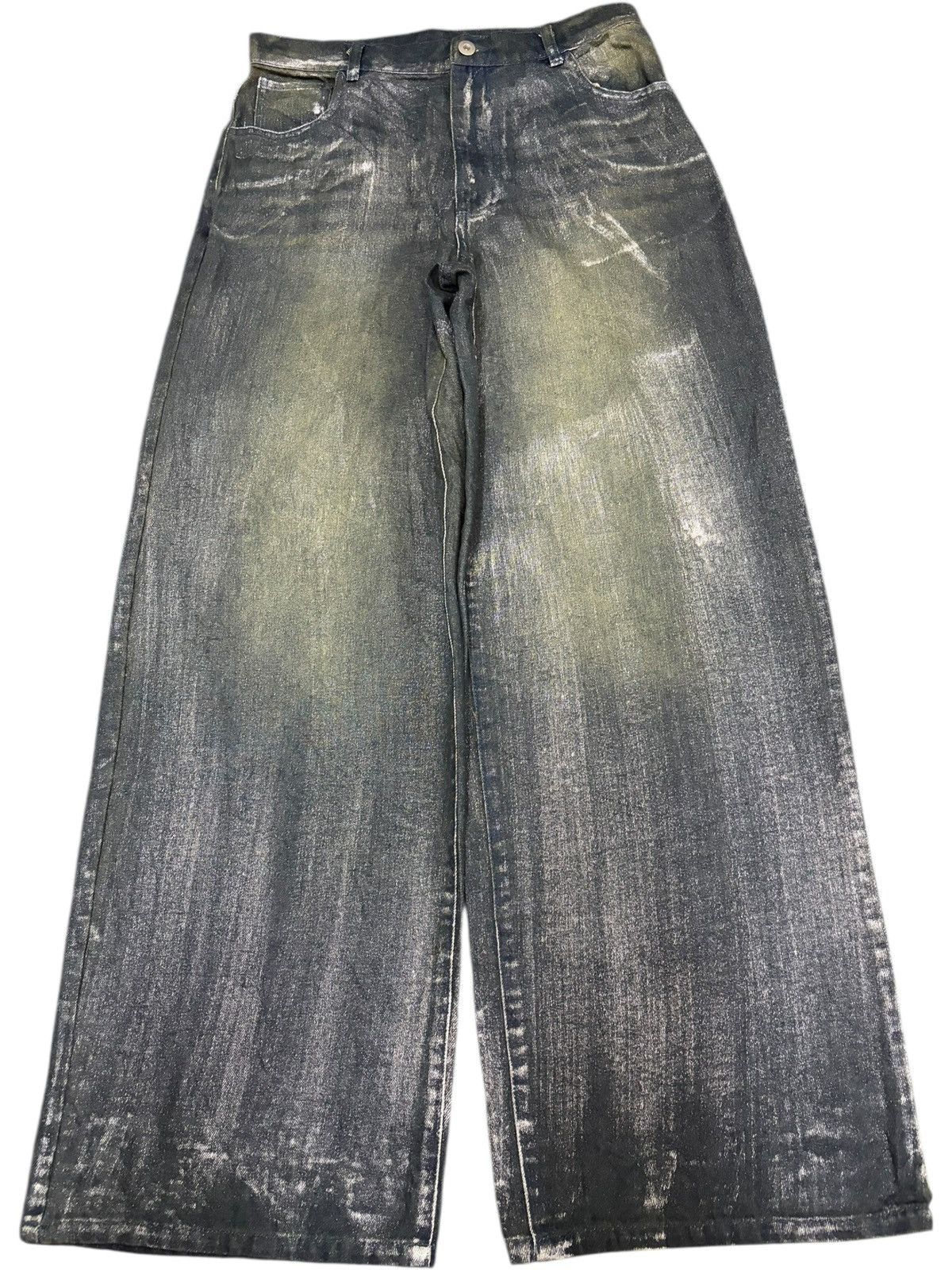 Fubu Vintage Japanese Brand Ultra Wide Baggy Jeans Size 30" / US 8 / IT 44 - 1 Thumbnail