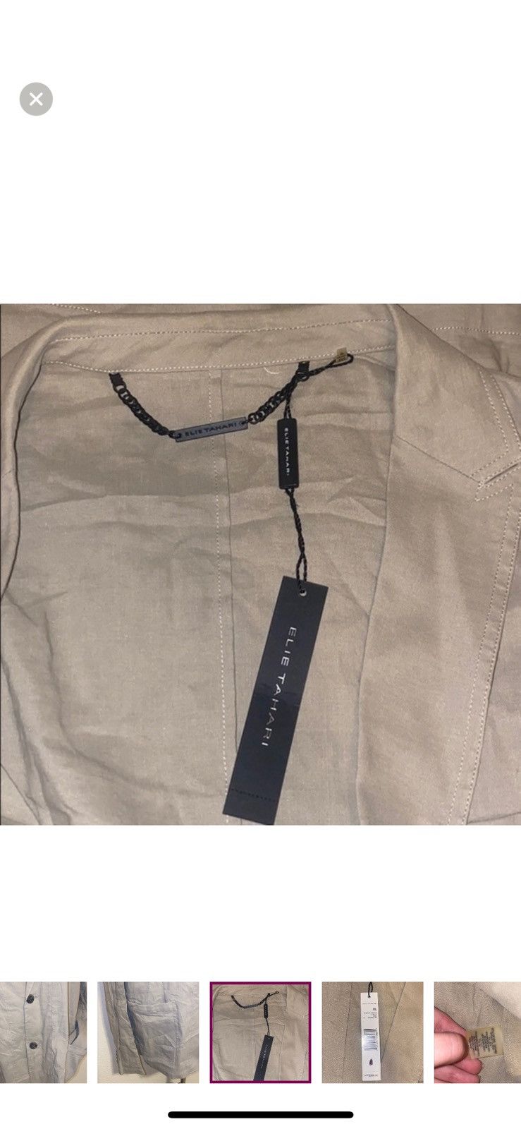 Elie Tahari Elie tahari men’s XL‎ miles outerwear blazer Size US XL / EU 56 / 4 - 3 Thumbnail