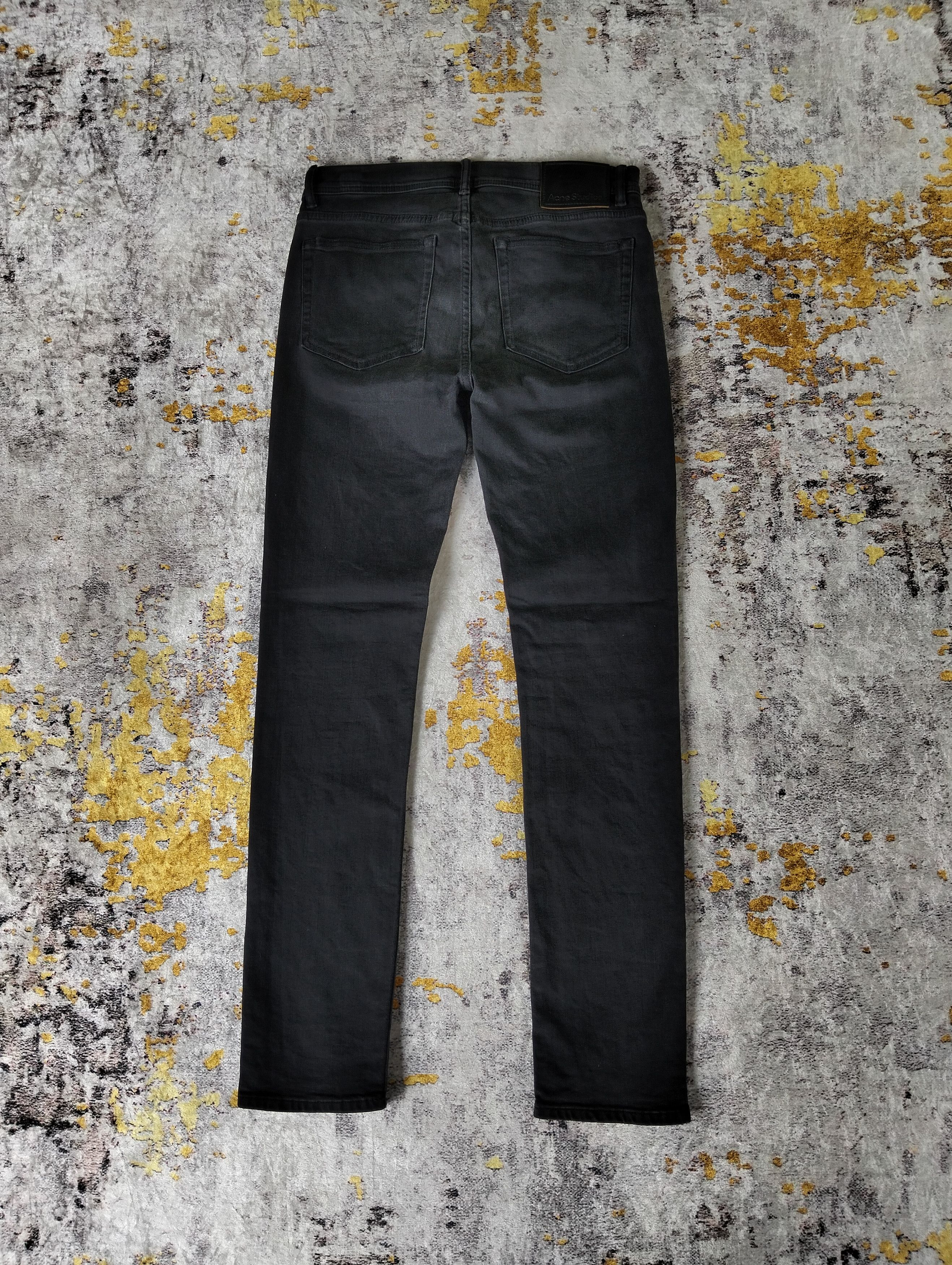 Acne Studios Acne Studios North Used Black Skinny Jeans Size US 31 - 6 Thumbnail