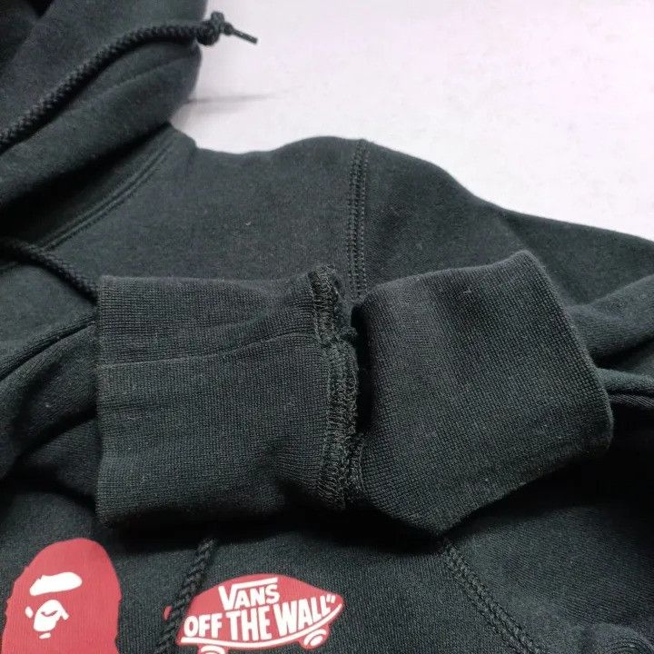 Bape × Vans Vans x BAPE Black Logo Pullover Hoodie Unisex Size US M / EU 48-50 / 2 - 6 Thumbnail