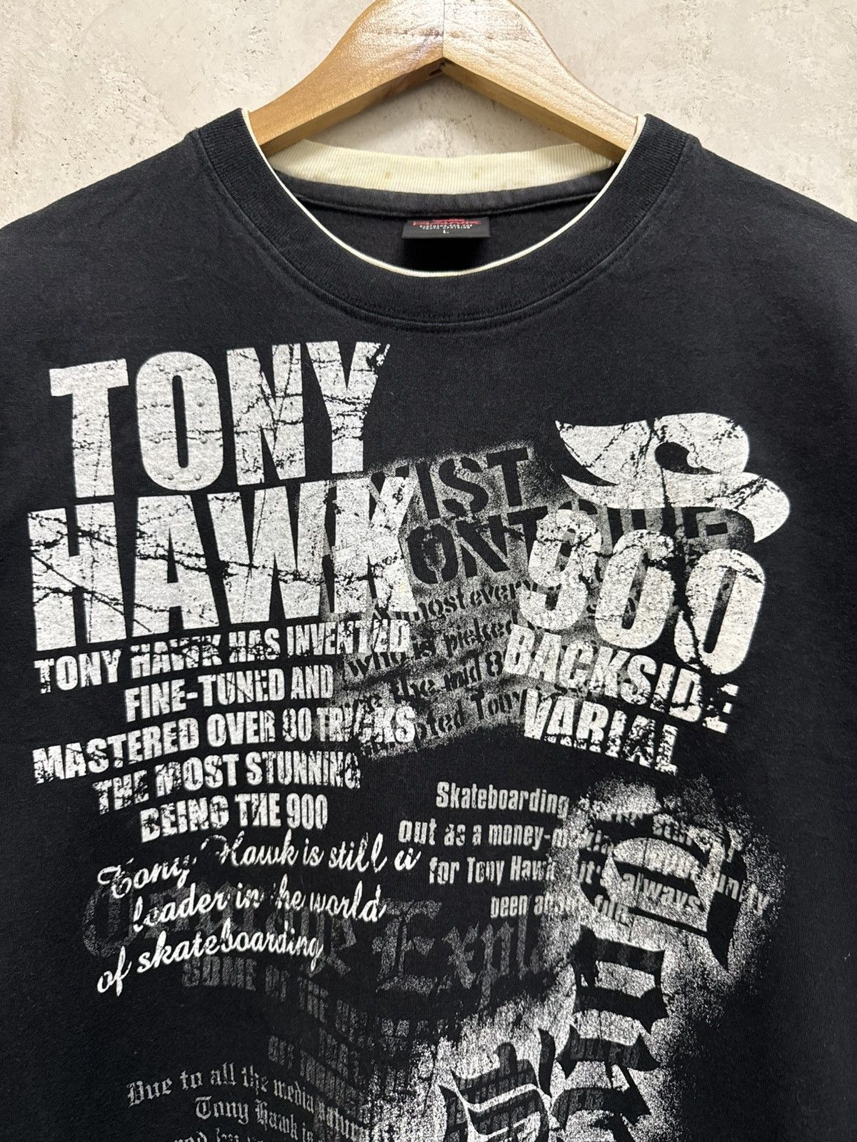 Japanese Brand 2000s Archival Tony Hawk wild poems Shirt y2k Lgb Size US M / EU 48-50 / 2 - 2 Thumbnail