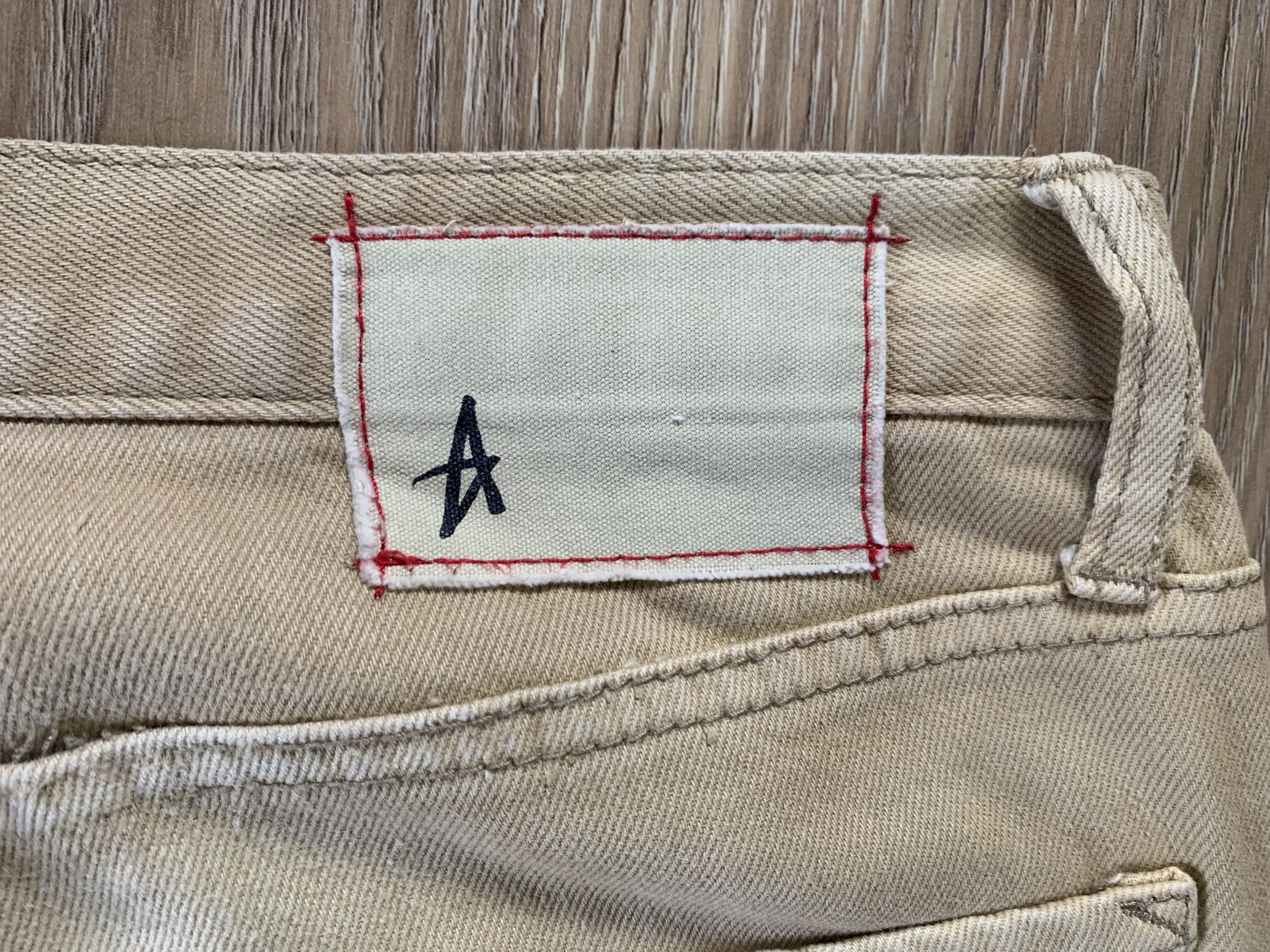 Altamont × Designer Altamont Apparel LTD Beige Distress Jeans Size US 30 / EU 46 - 5 Thumbnail