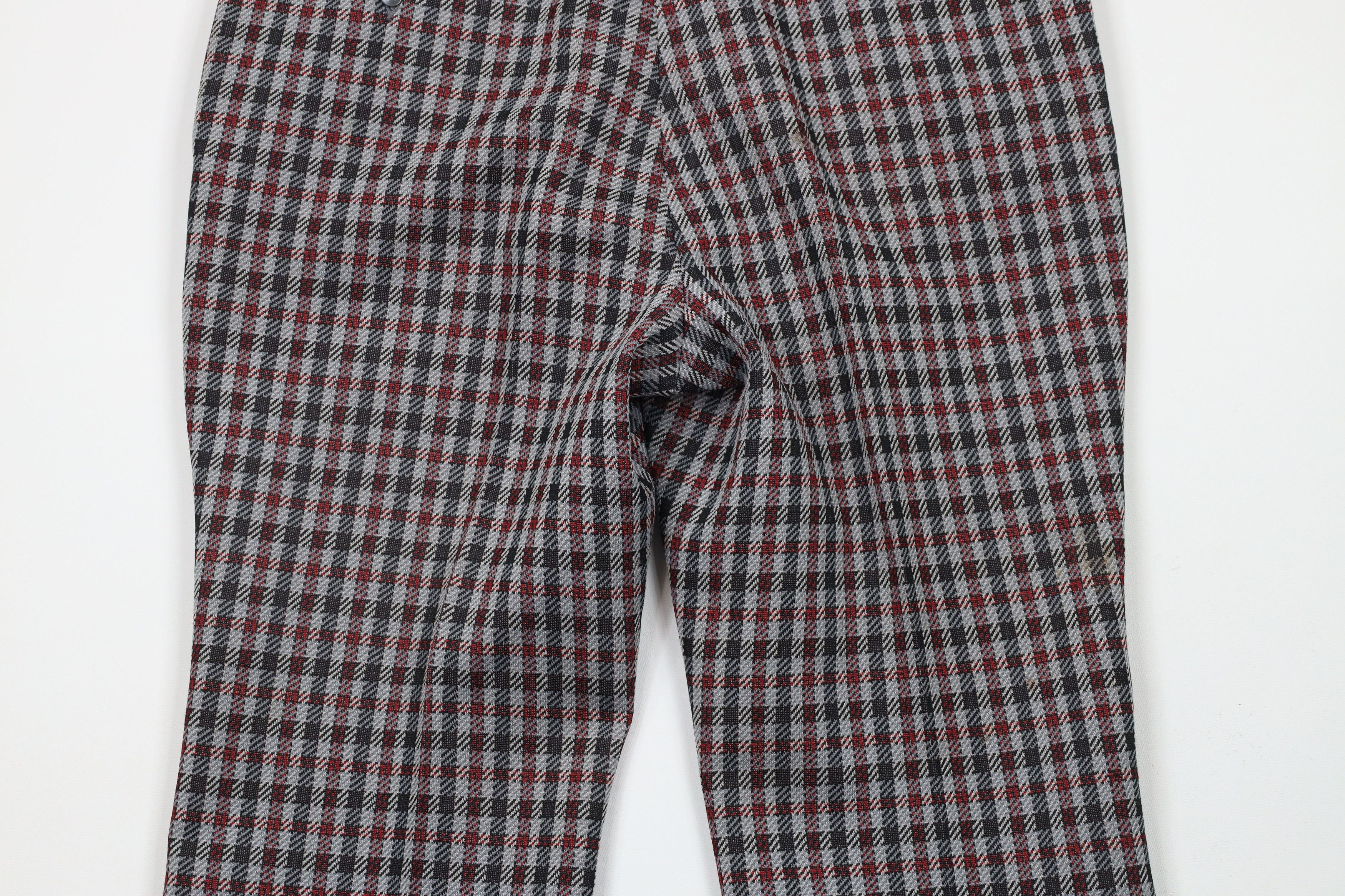 Vintage Vintage 70s Streetwear Cuffed Bell Bottoms Pants Plaid USA Size US 32 / EU 48 - 9 Thumbnail