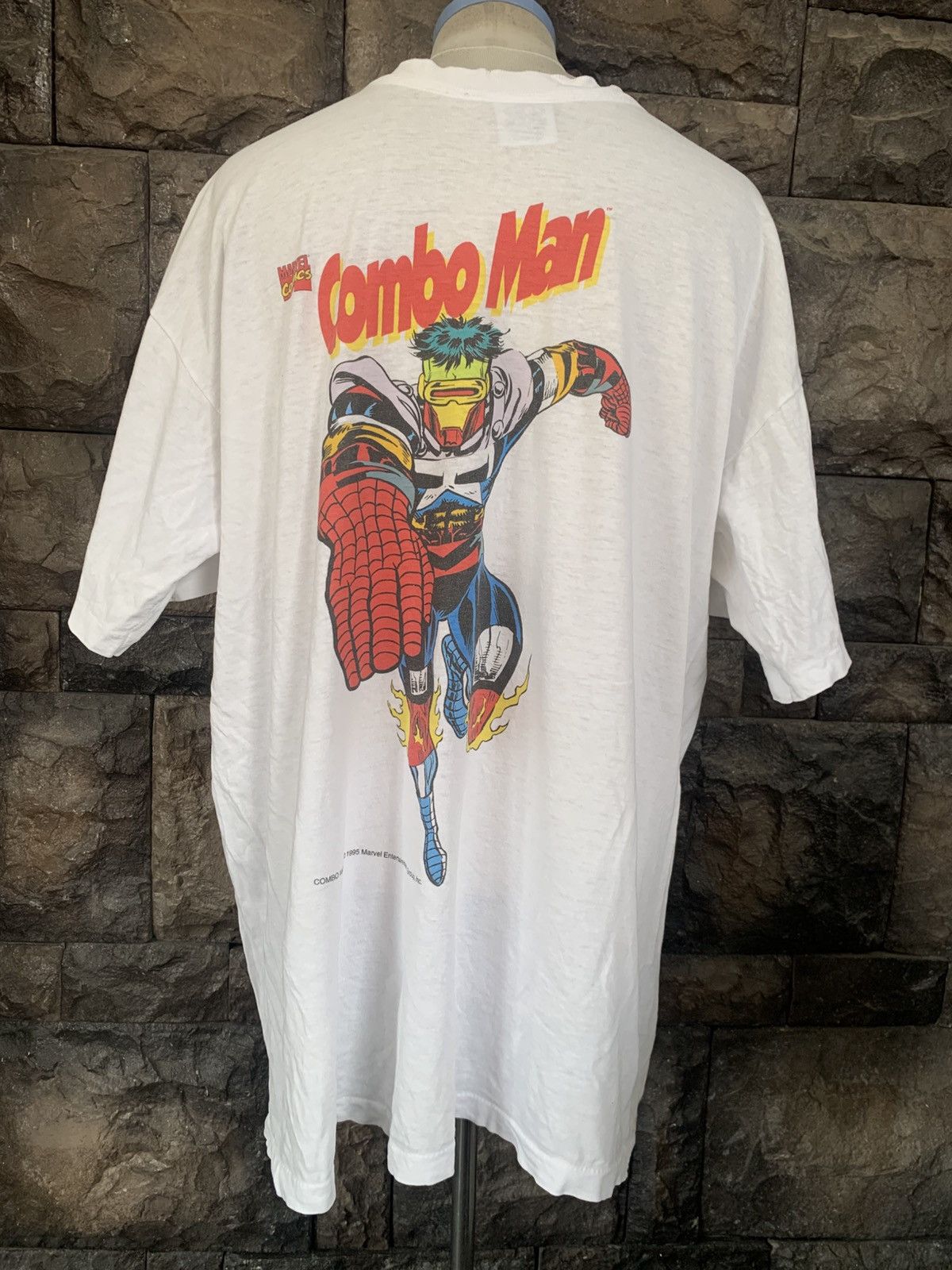 Vintage 90s Marvel Comics Combo Man T shirt