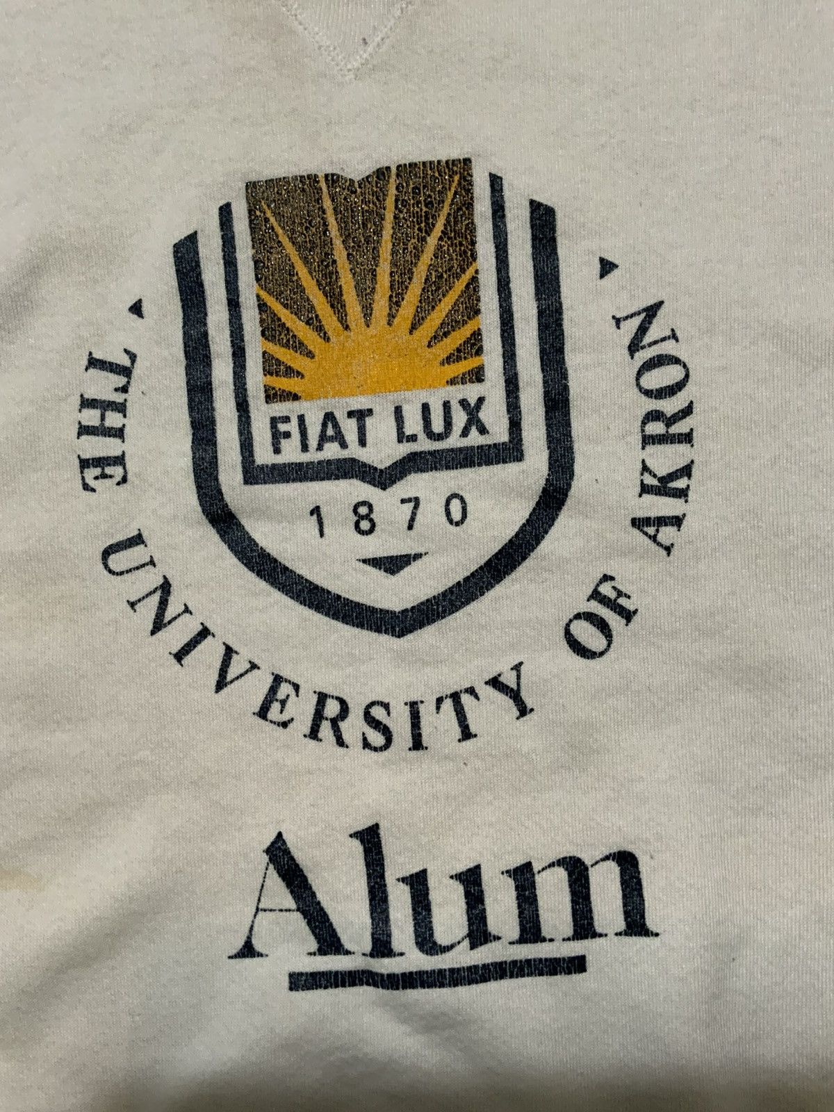 NCAA × Russell Athletic × Vintage VTG Russell University Akron Made USA Crewneck Sweatshirt Size US XL / EU 56 / 4 - 6 Thumbnail