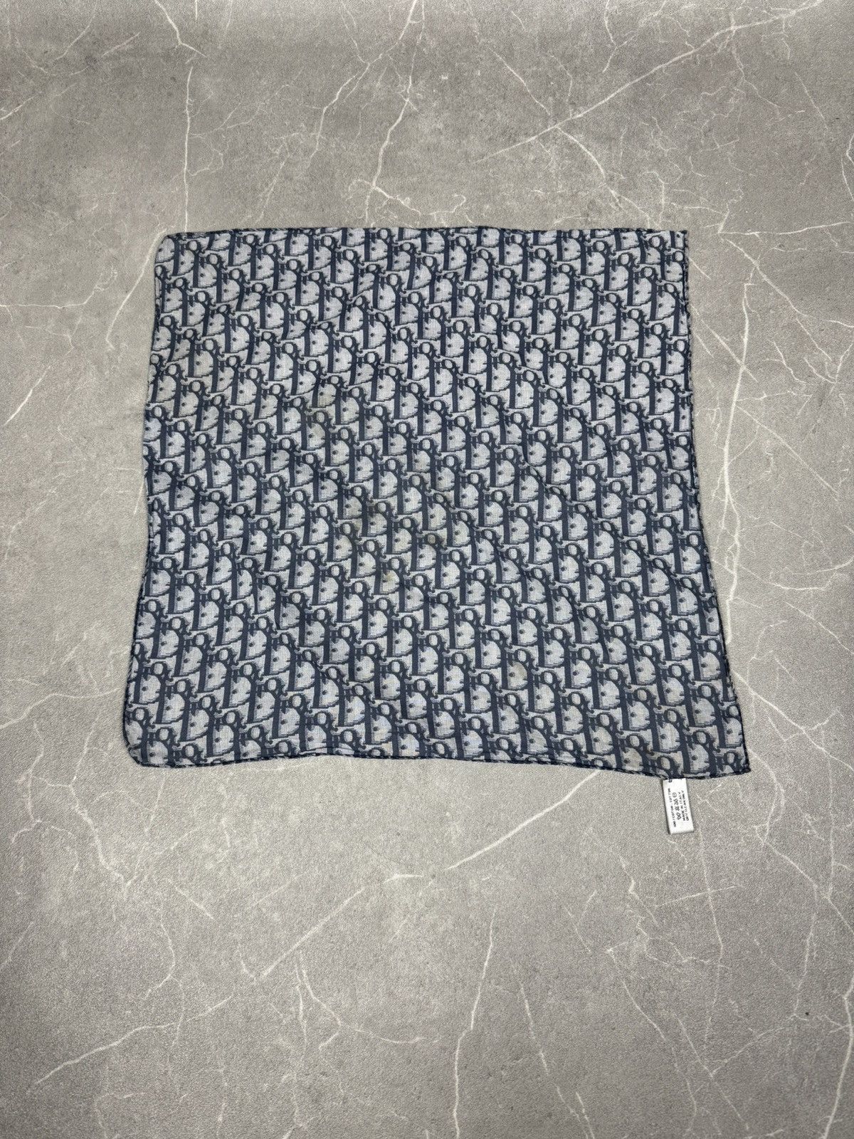 Dior Dior Monogram Black White Scrarf Vintage Size ONE SIZE - 1 Thumbnail