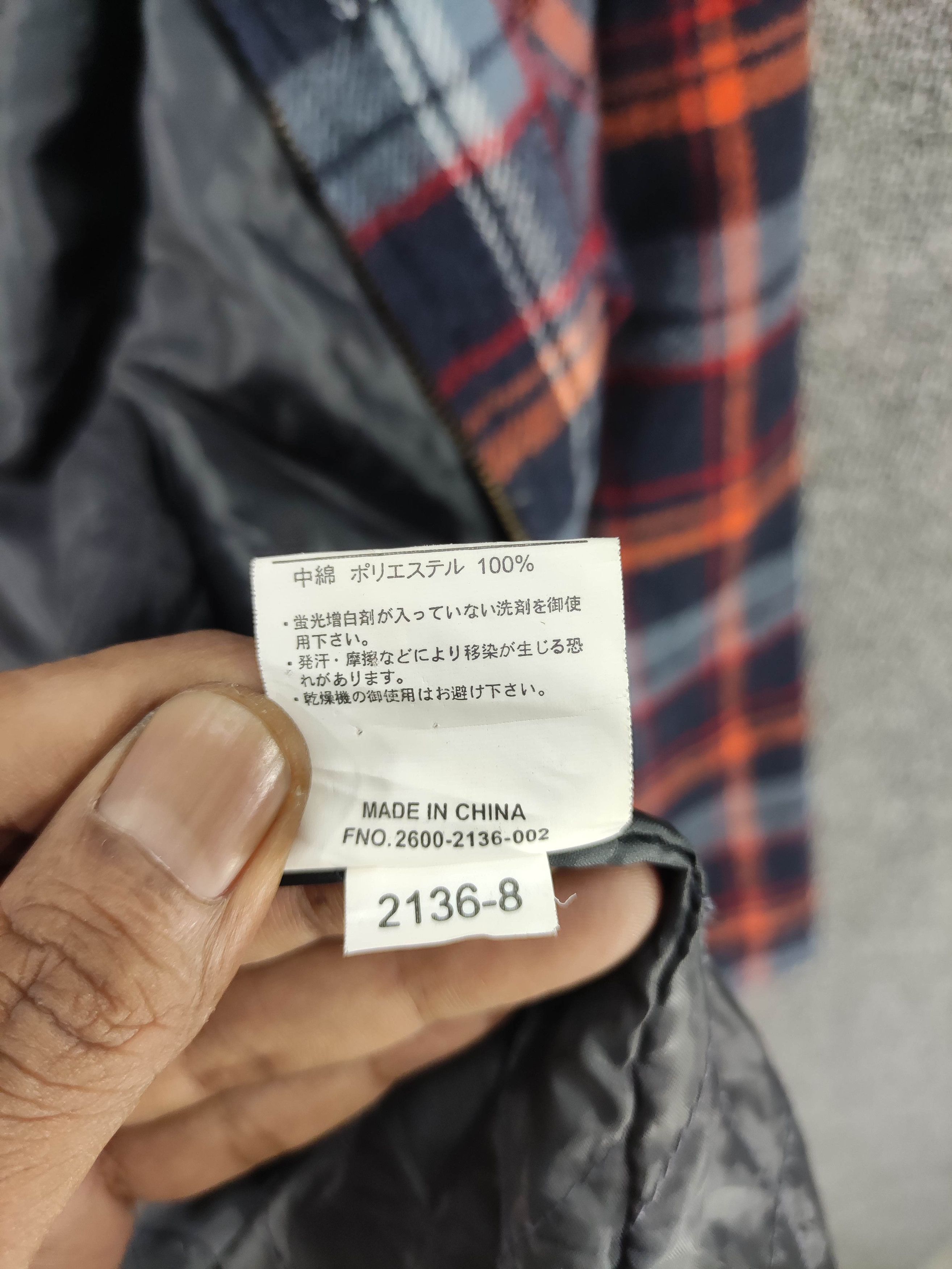 Japanese Brand Vintage Japanese Brand Via Cosmo Flannel Jacket Zipper Size M / US 6-8 / IT 42-44 - 7 Thumbnail