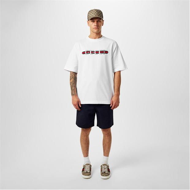 Gucci GUCCI Logo Print T-Shirt Size US XL / EU 56 / 4 - 5 Thumbnail