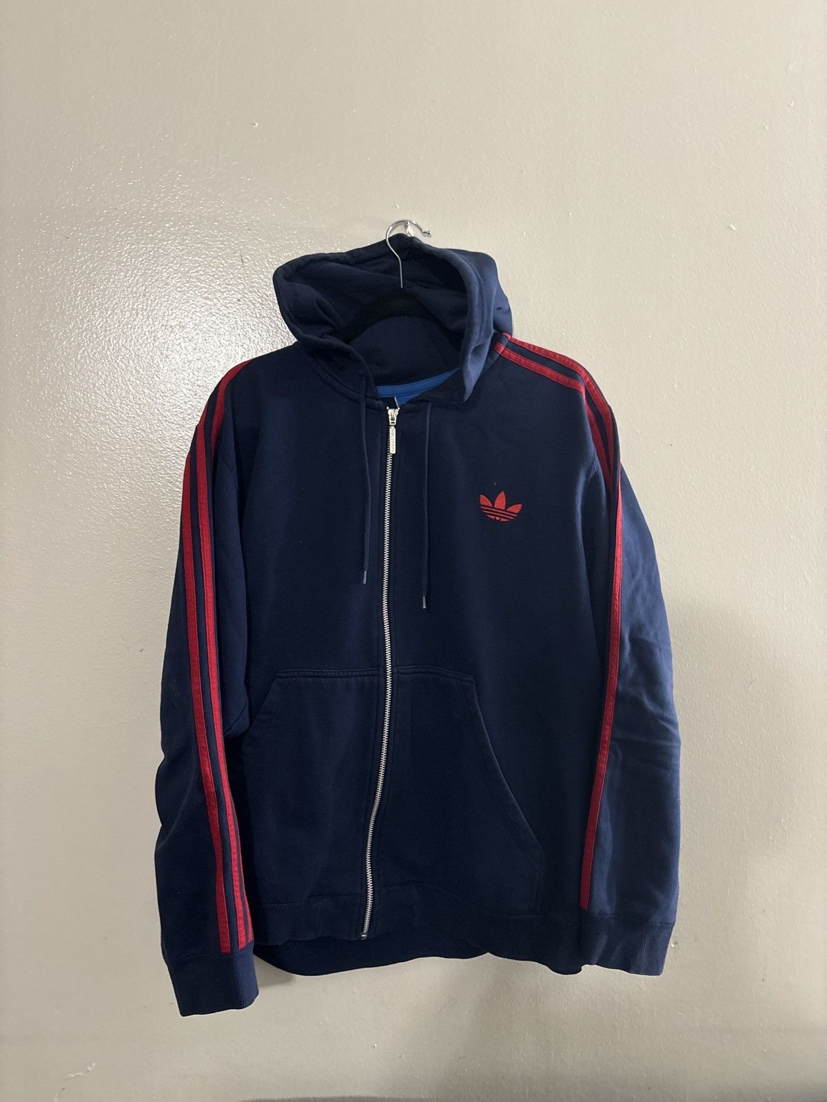 Adidas 📌 Vintage Adidas Zip Up Hoodie 📌 Size US XXL / EU 58 / 5 - 1 Thumbnail