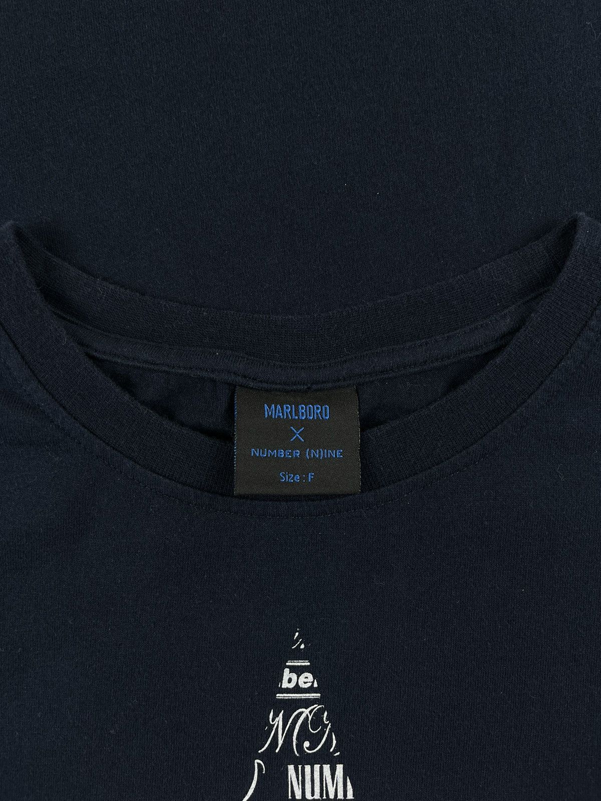 Japanese Brand × Number (N)ine NEW Number (N)ine Marlboro Star Logo Tshirt Navy Size US M / EU 48-50 / 2 - 5 Thumbnail